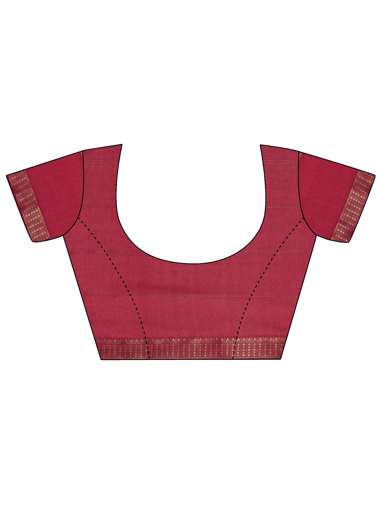 Black Kalamkari Printed Georgette Saree With Unstitched Blouse Piece