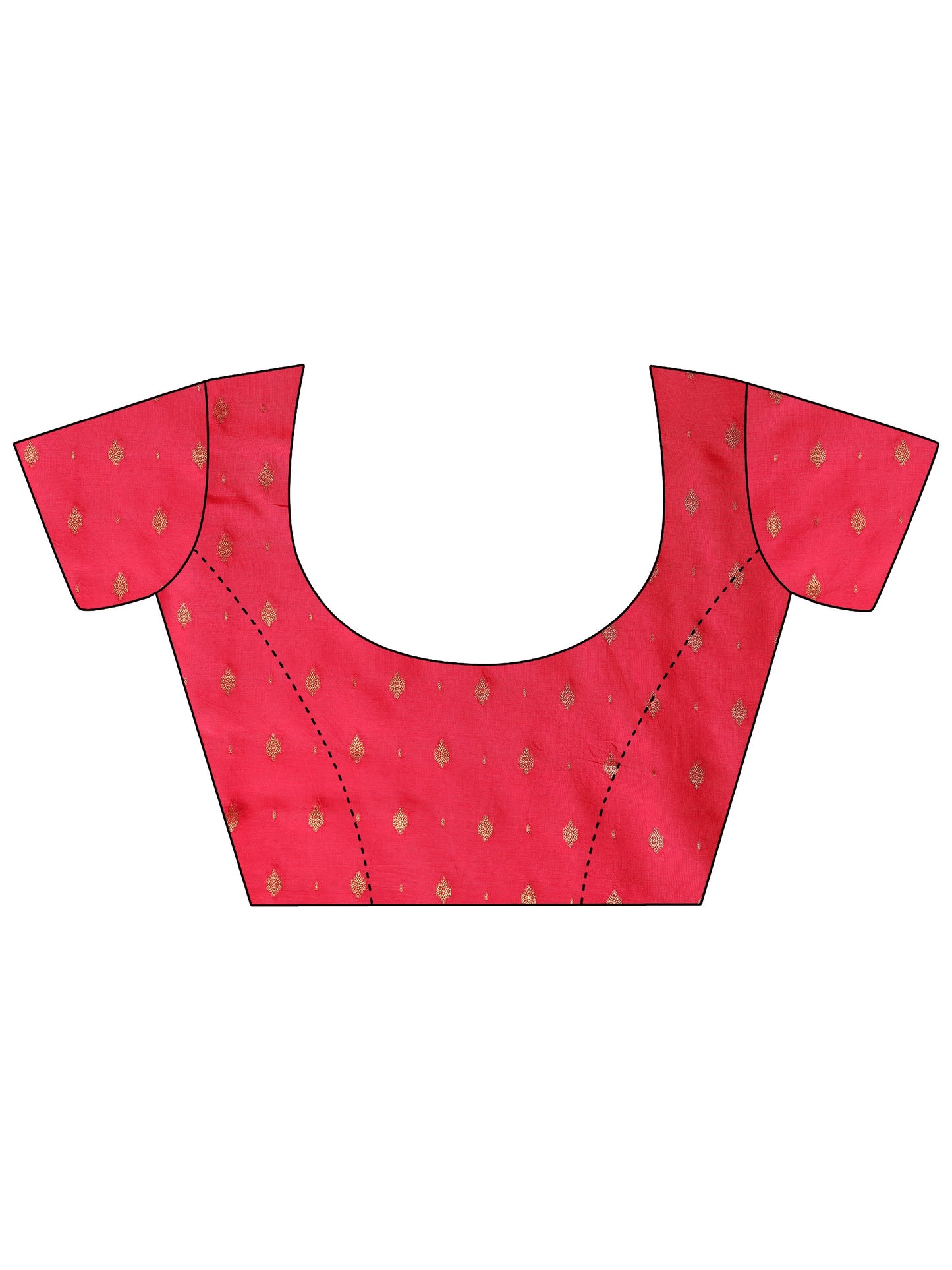 Teal Woven Design Silk Blend Saree With Unstitched Blouse Piece