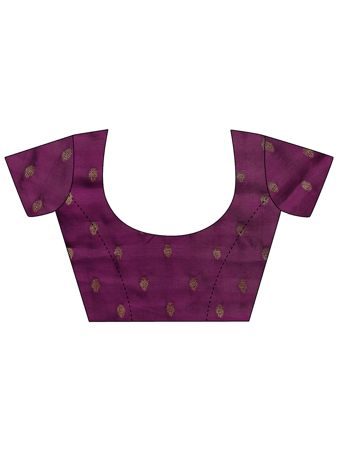 Pink Woven Design Silk Blend Saree With Unstitched Blouse Piece