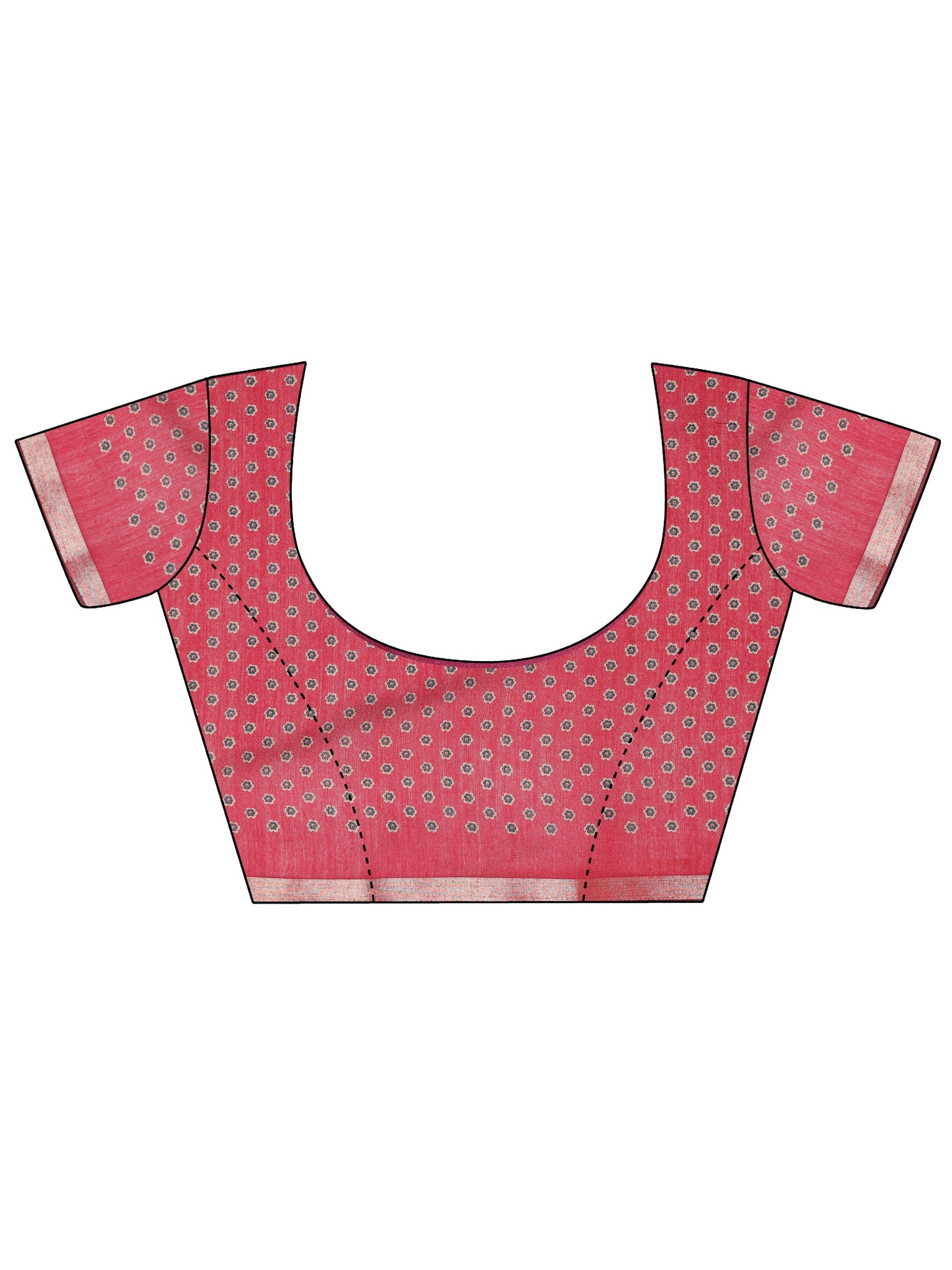 Teal Solid Cotton Blend Saree With Unstitched Blouse Piece