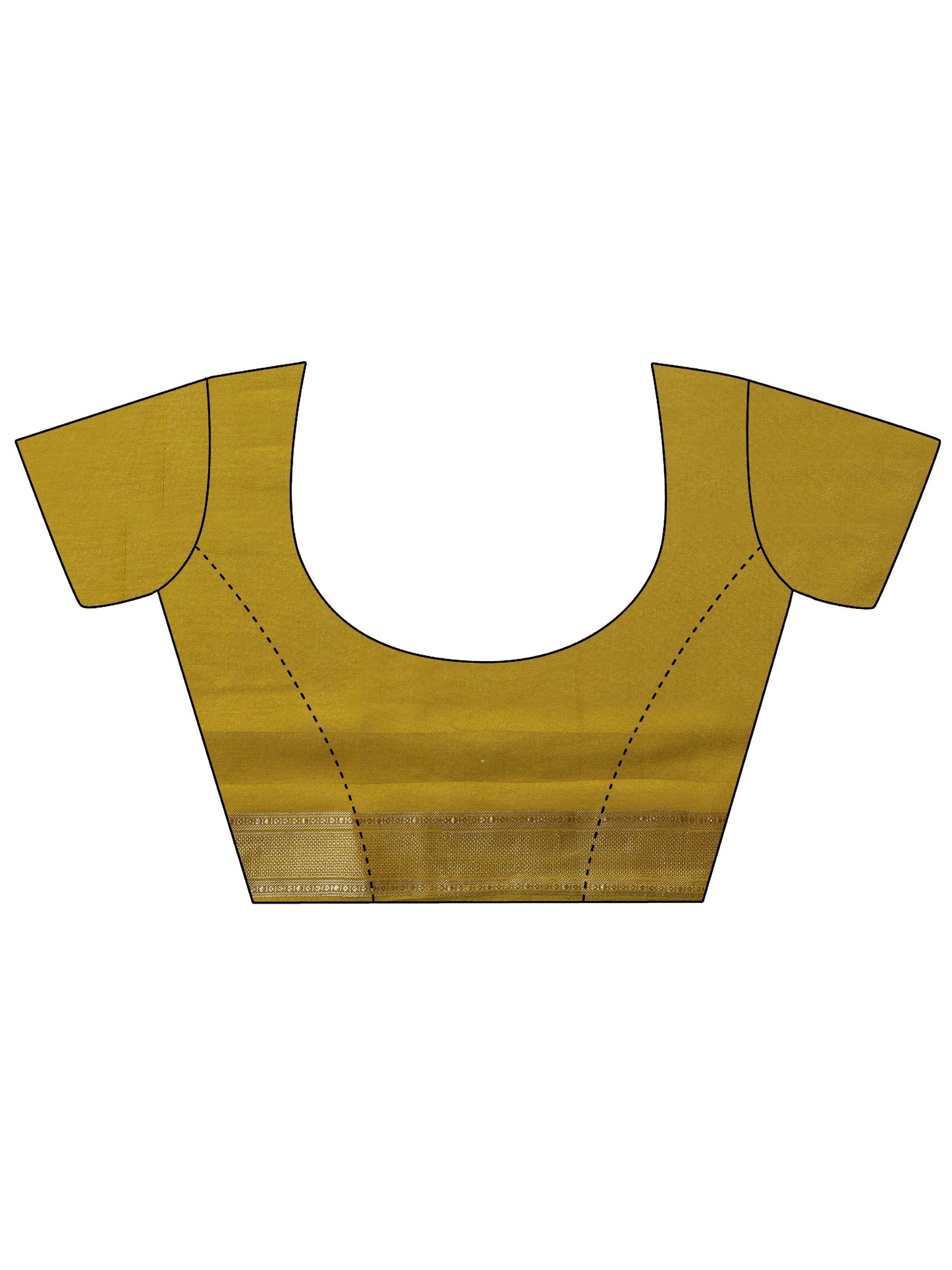 Navy Blue Printed Crepe Saree With Unstitched Blouse Piece