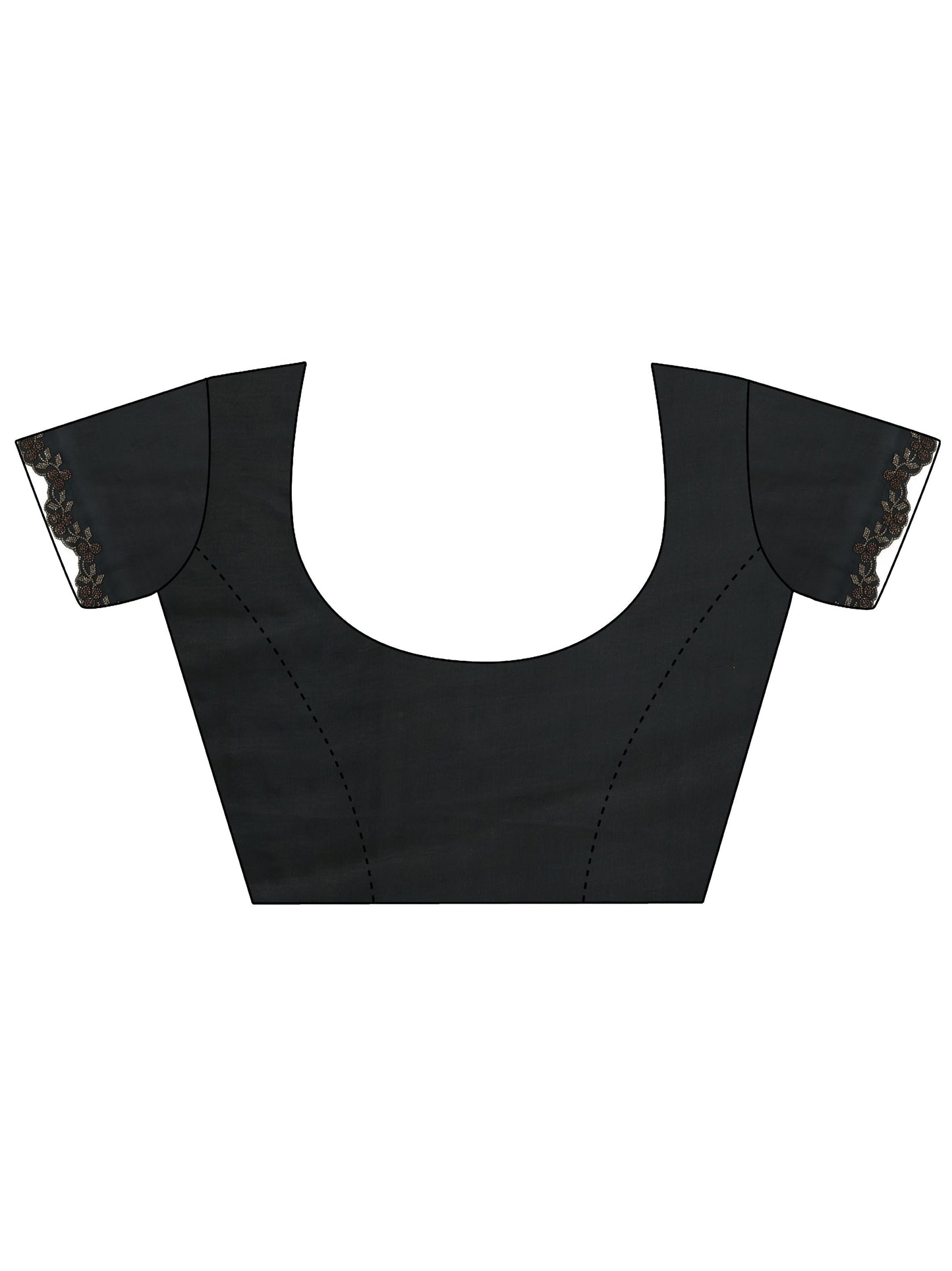 Teal Solid Satin Saree With Unstitched Blouse Piece