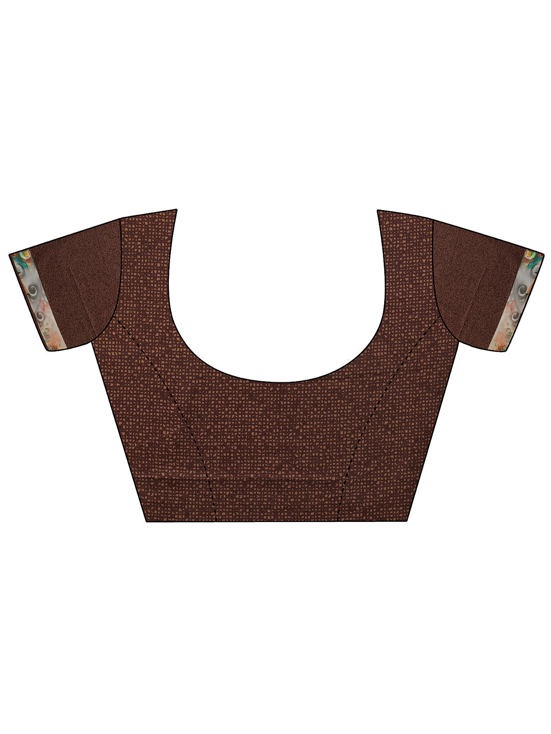 Green Solid Silk Blend Saree With Unstitched Blouse Piece