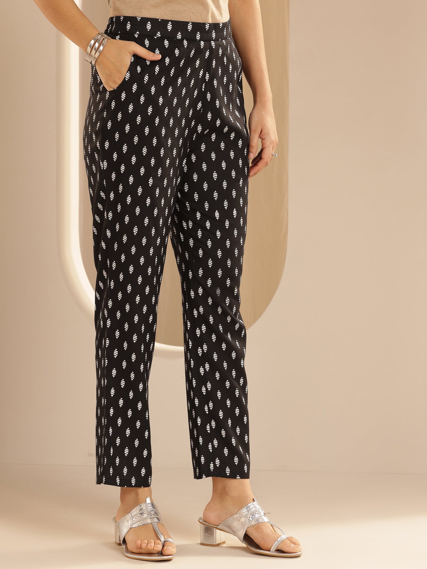 White Printed Rayon Straight Suit Set With Dupatta