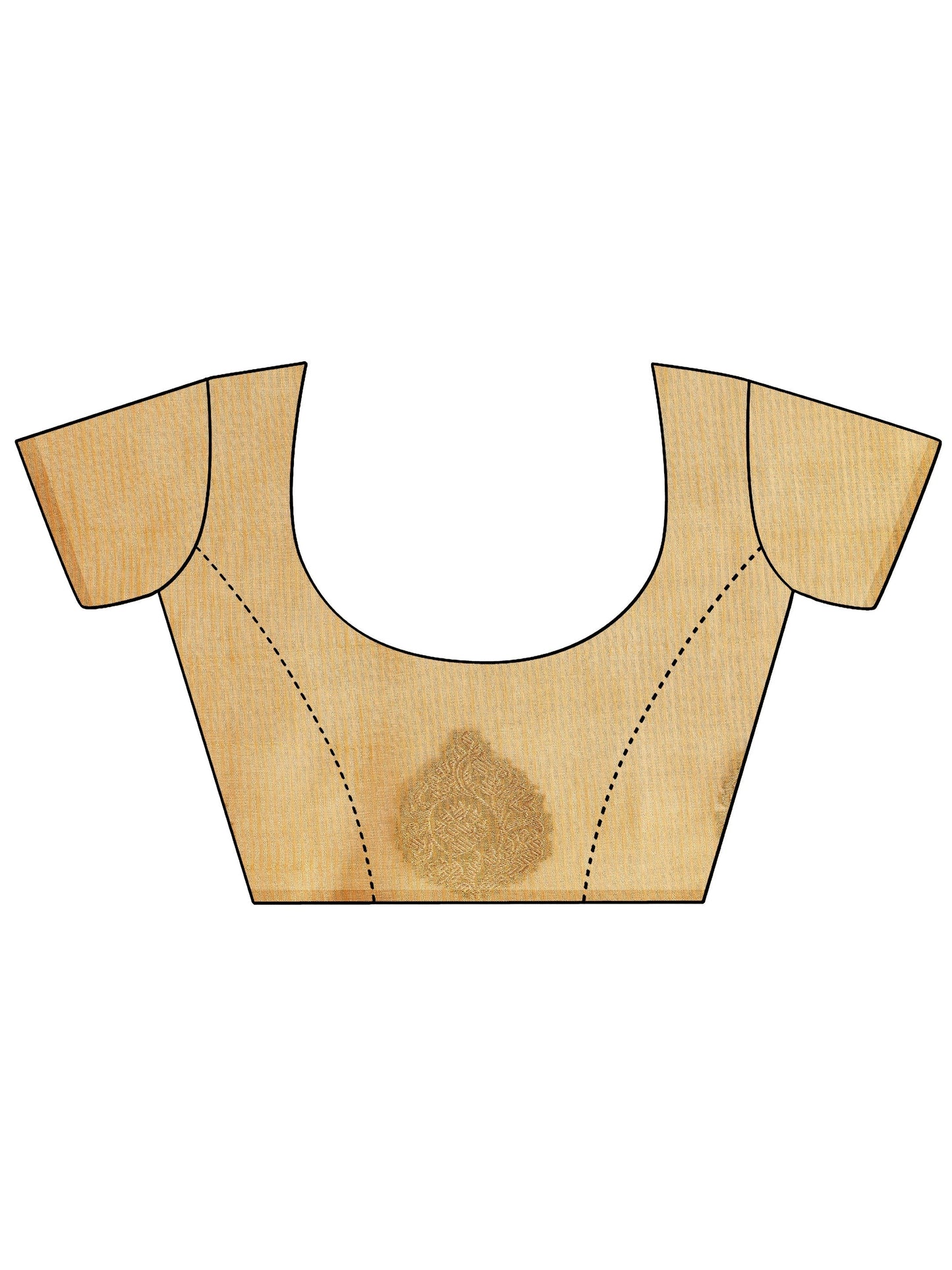 Mustard Woven Silk Blend Saree With Unstitched Blouse Piece