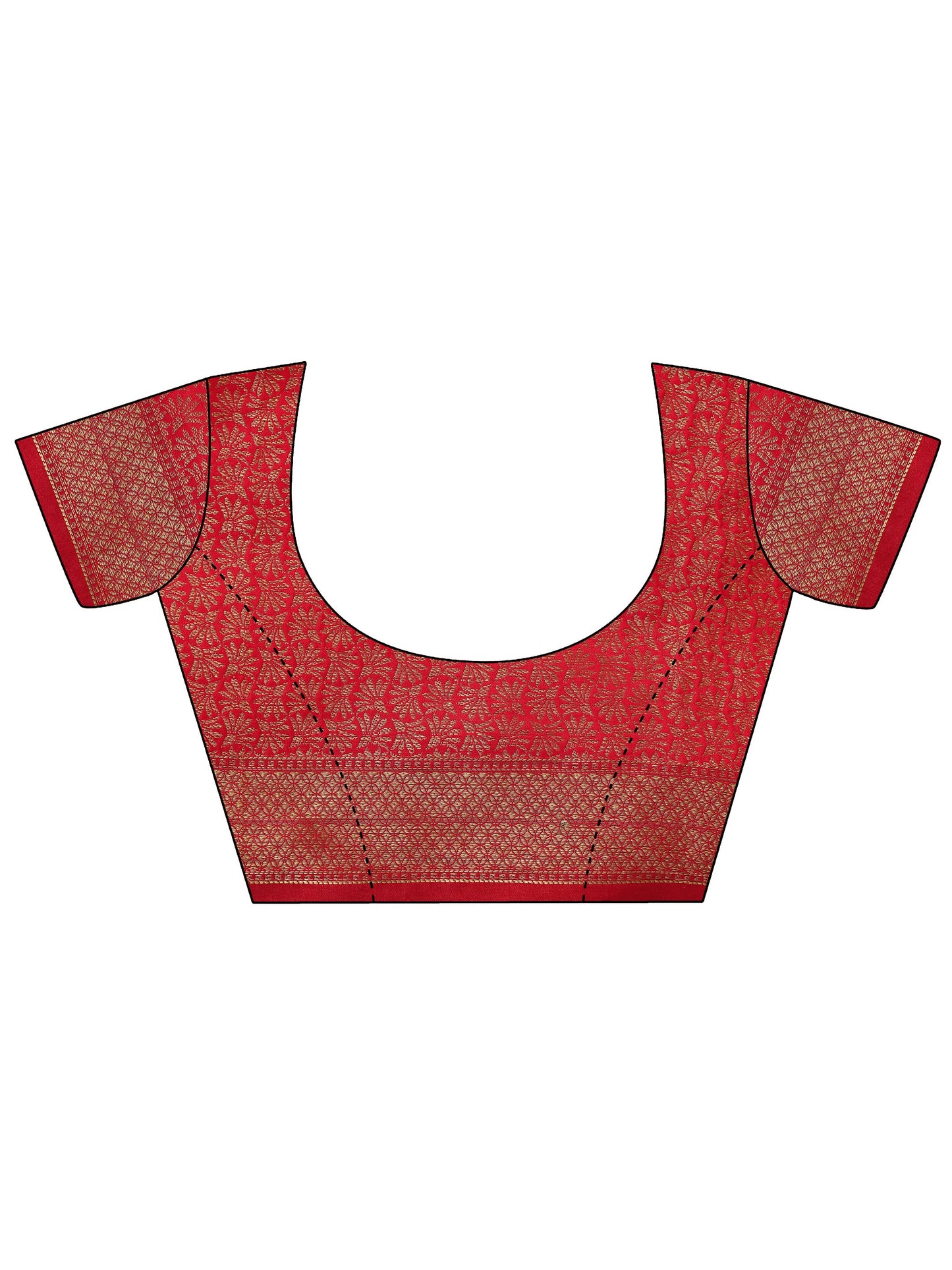 Yellow Woven Design Silk Saree With Unstitched Blouse Piece