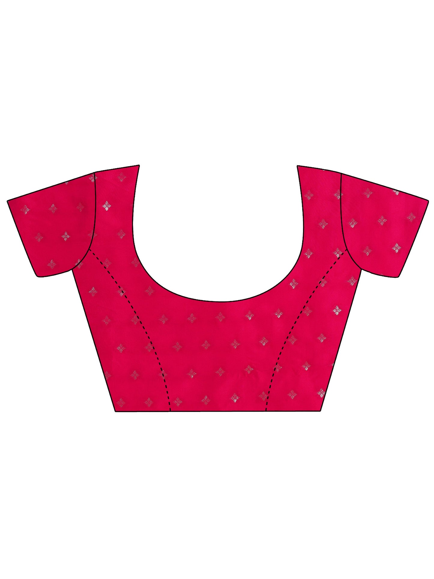 Pink Woven Design Silk Blend Saree With Unstitched Blouse Piece