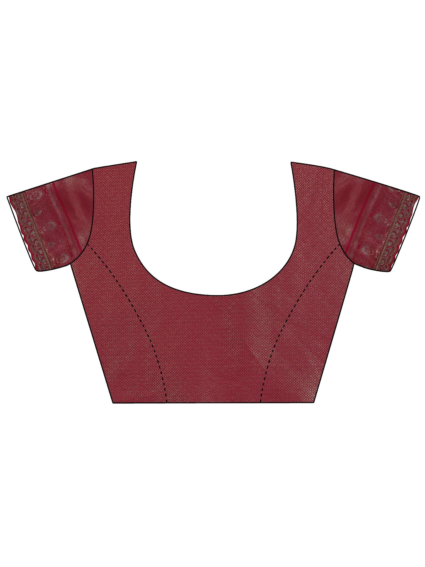 Lavender Silk Blend Saree With Unstitched Blouse Piece