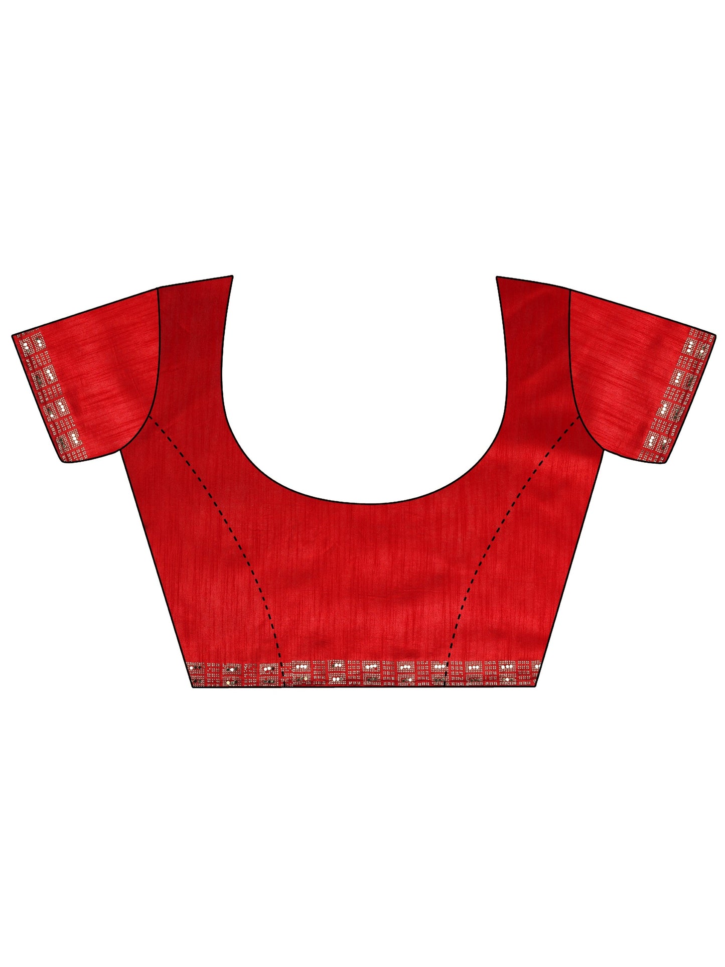 Mustard Printed Georgette Saree With Unstitched Blouse Piece