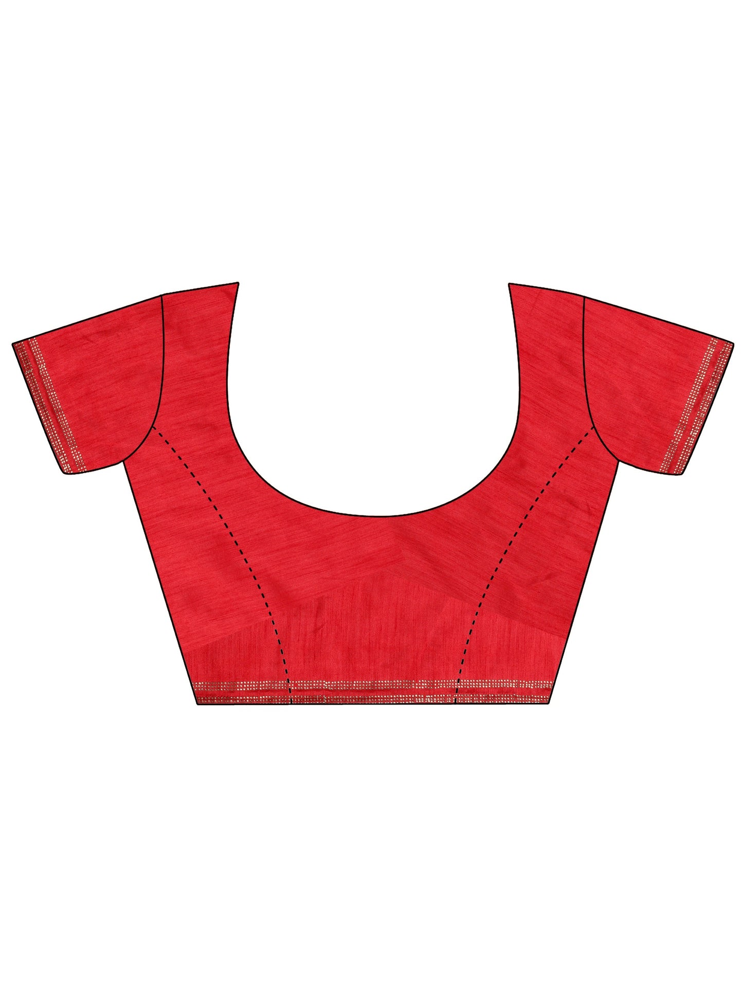 Green Printed Georgette Saree With Unstitched Blouse Piece