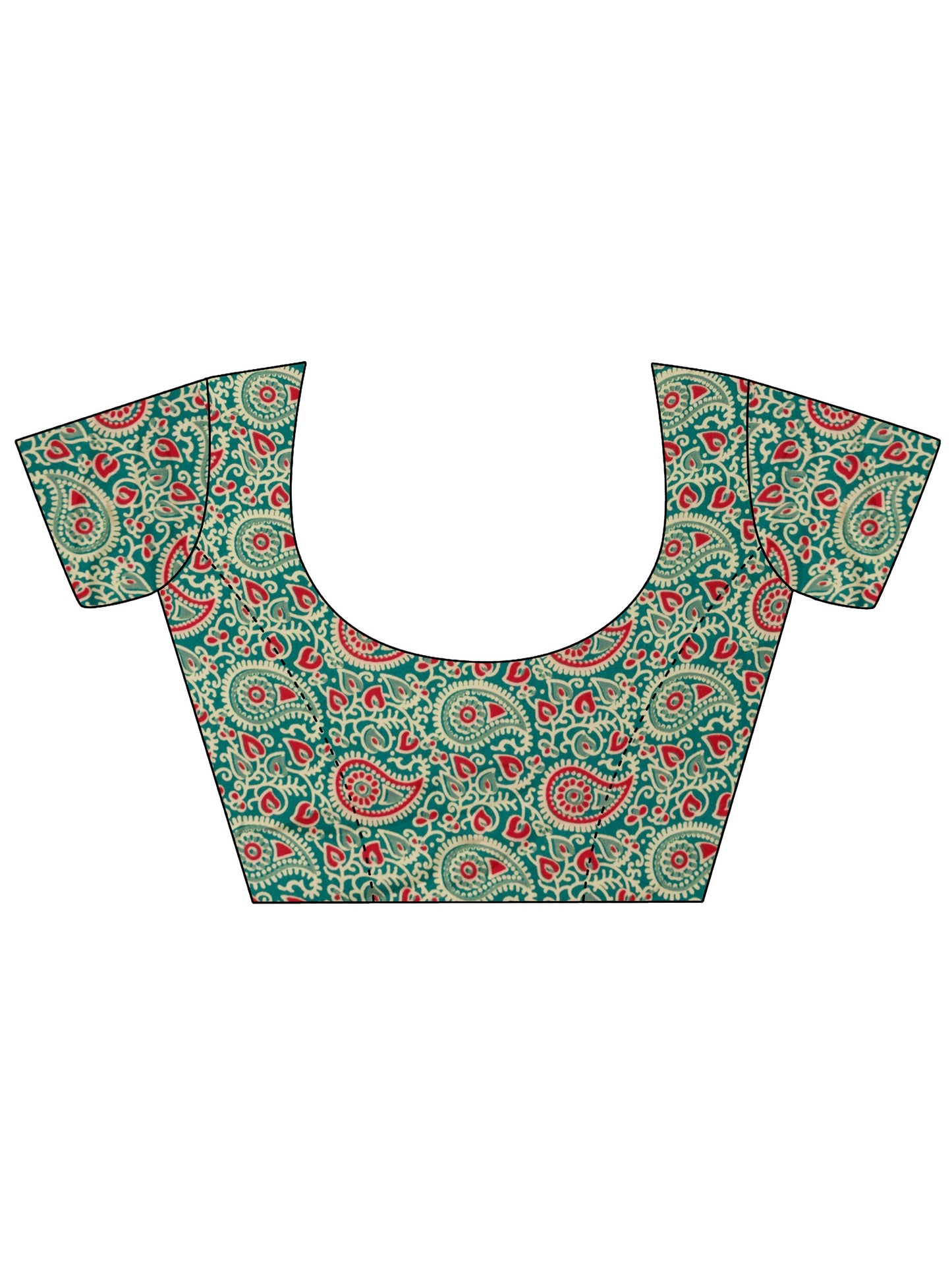 Green Solid Satin Saree With Unstitched Blouse Piece