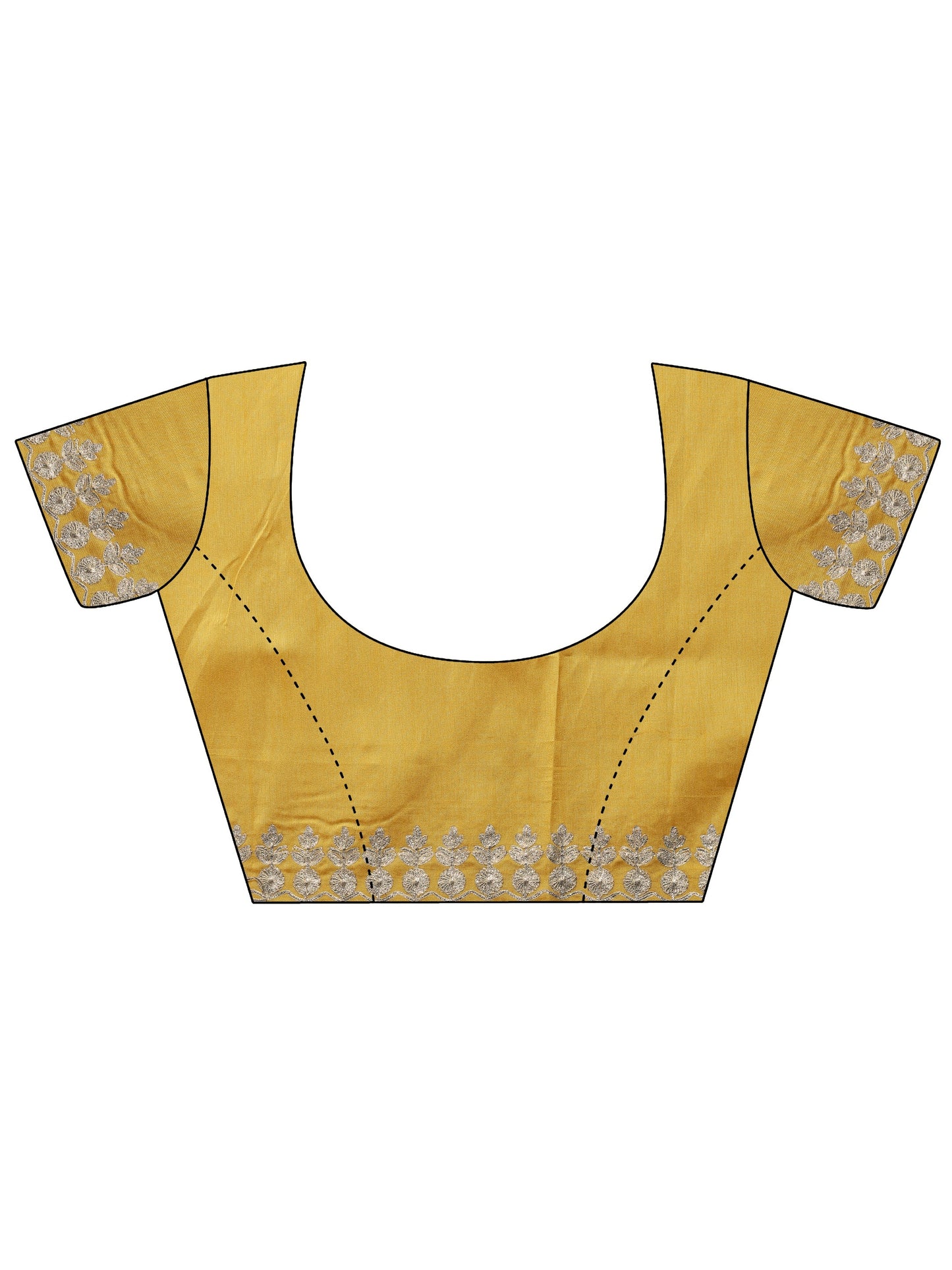 Olive Green Embroidered Organza Saree With Unstitched Blouse Piece