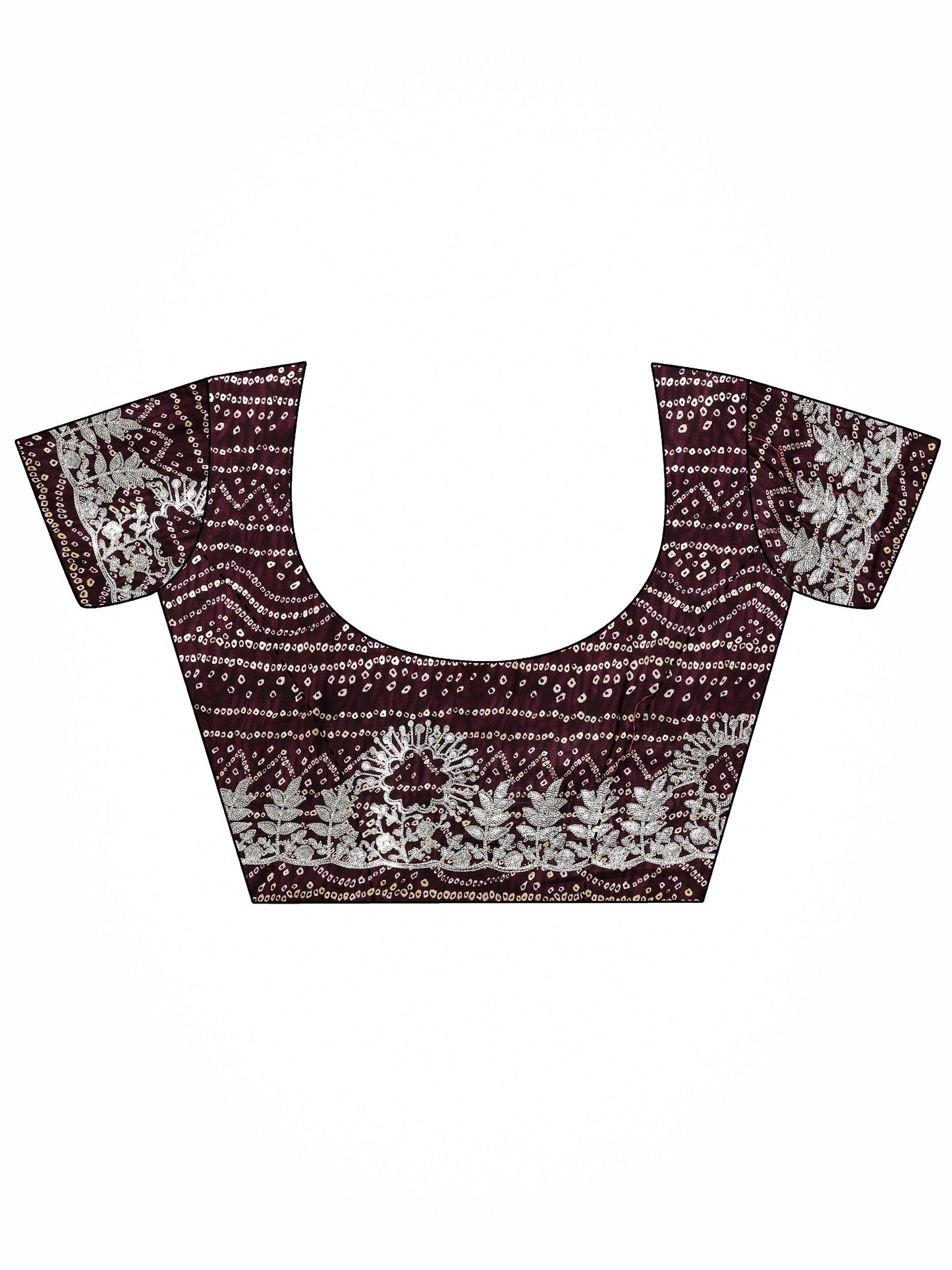 Lavender Embroidered Organza Saree With Unstitched Blouse Piece