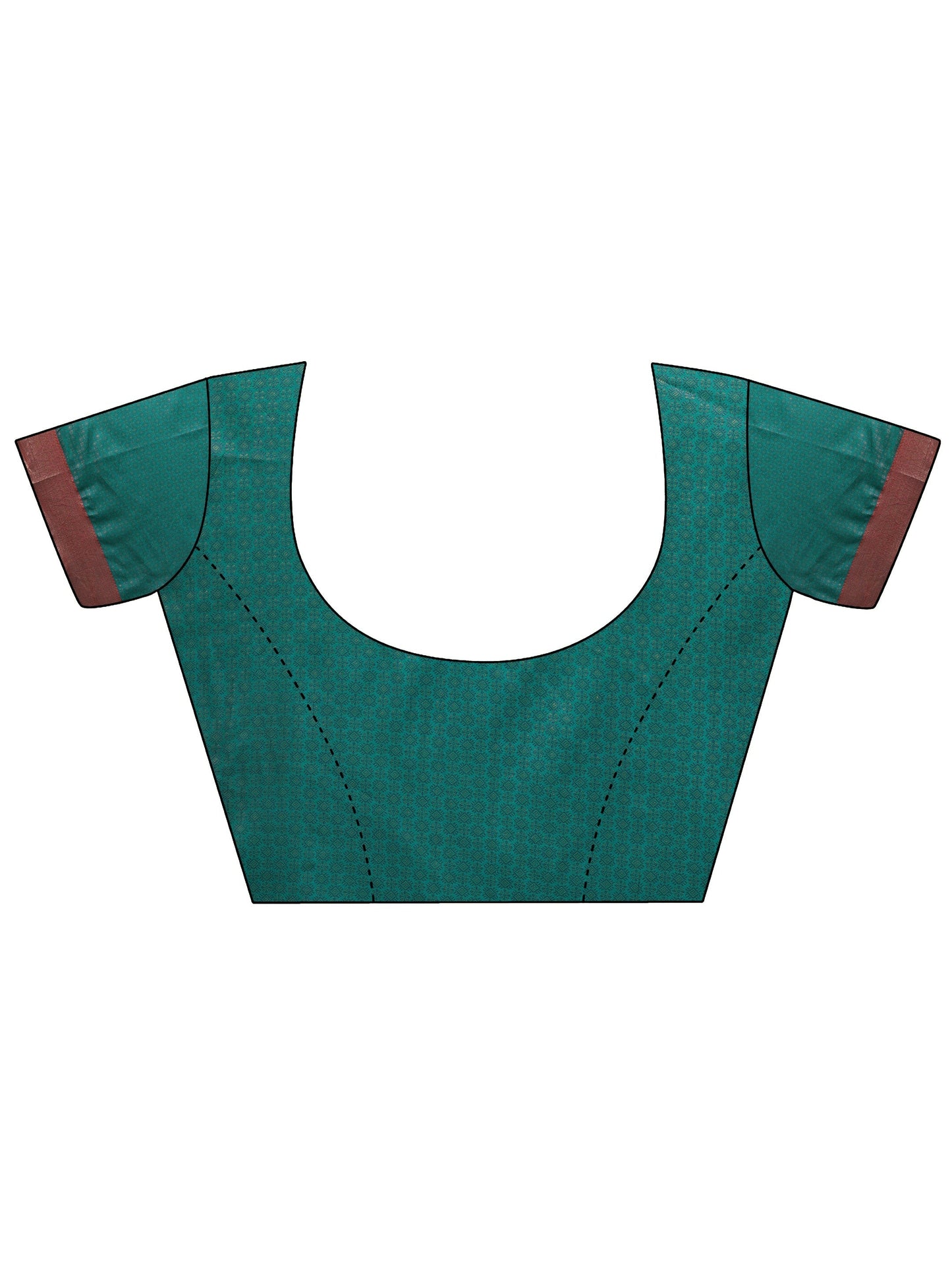 Blue Woven Design Banarasi Silk Blend Saree With Unstitched Blouse Piece