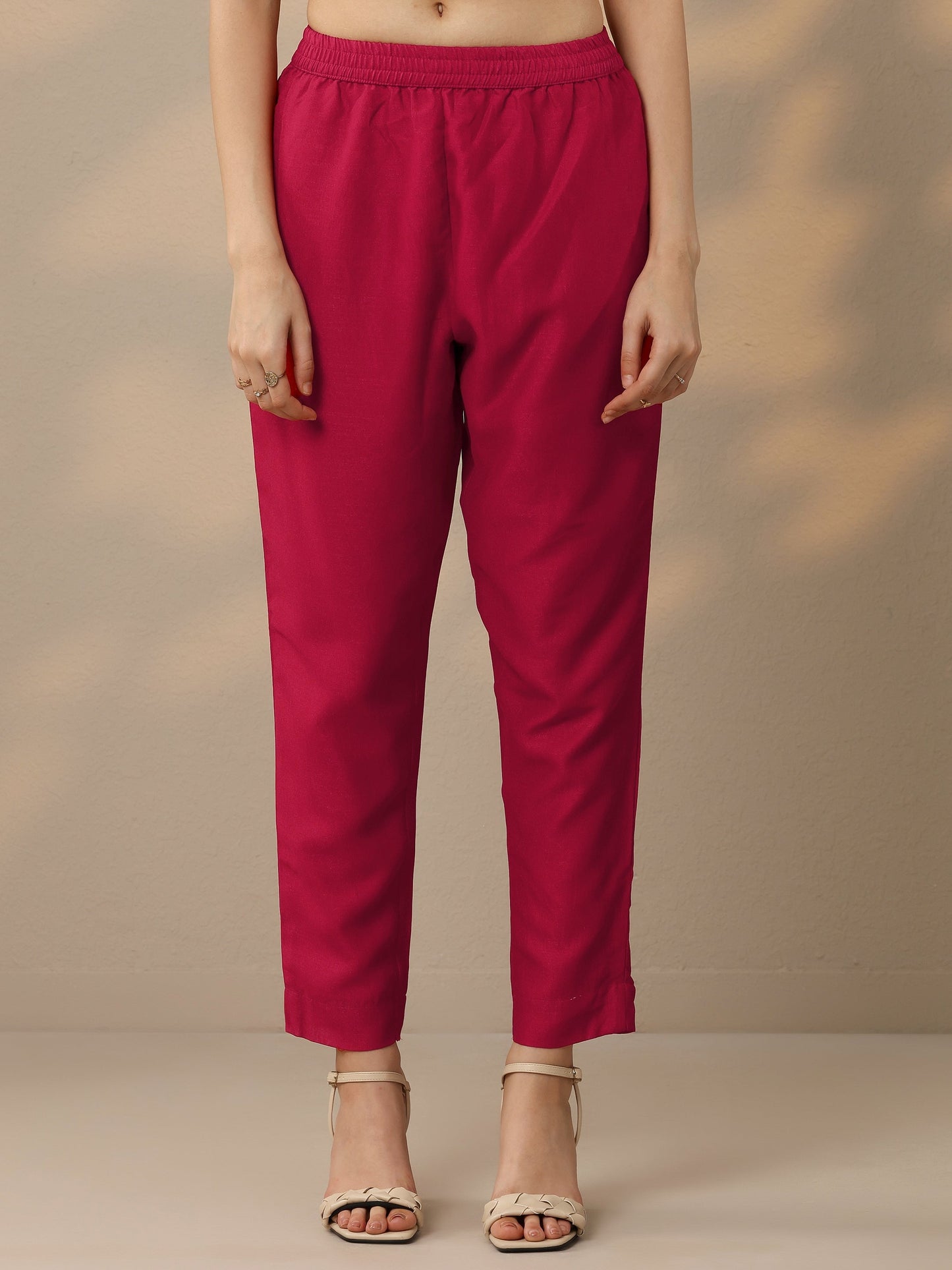 Red Embellished Silk Blend Anarkali Suit Set With Dupatta