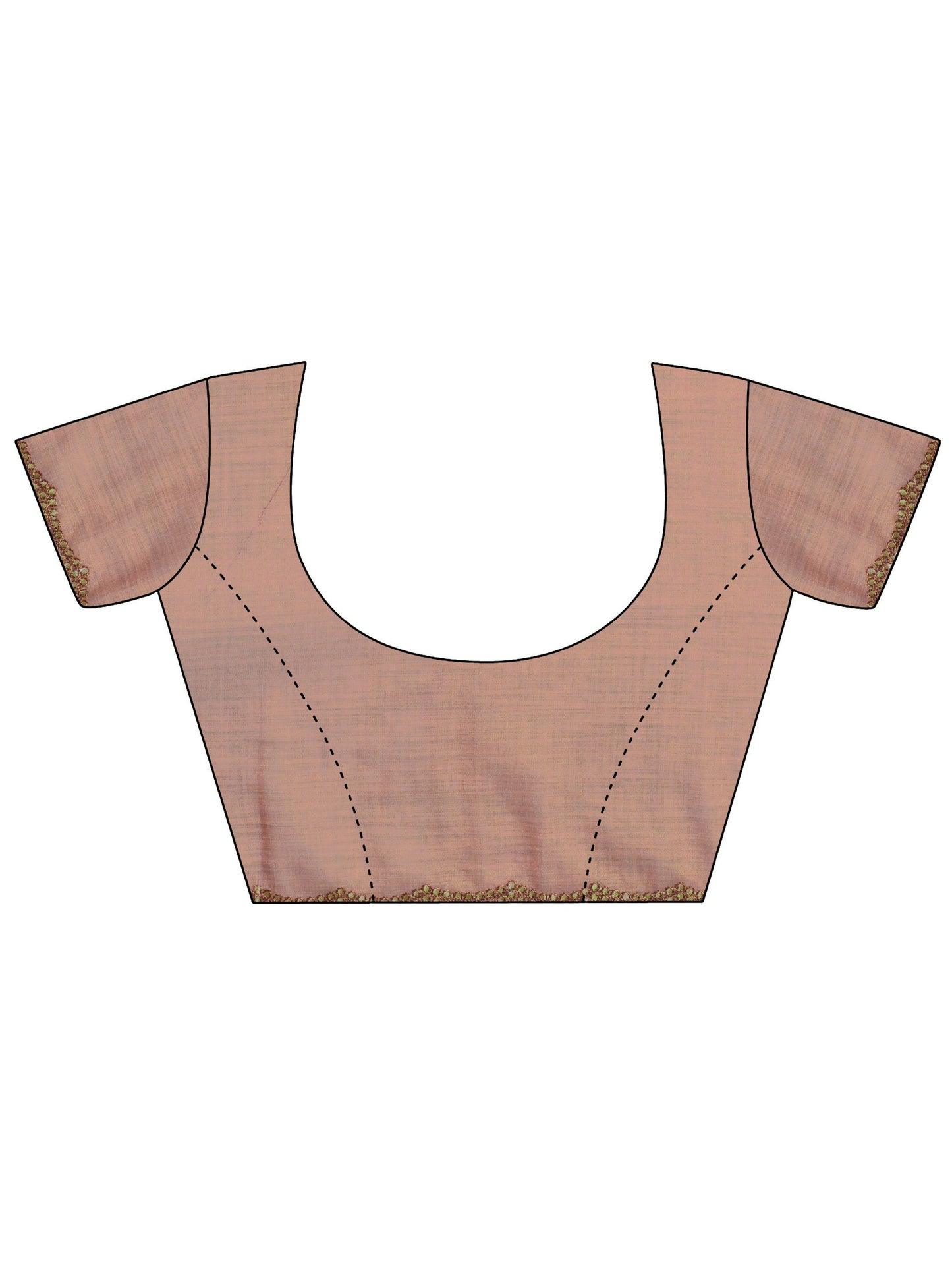 Green Printed Silk blend Saree With Unstitched Blouse Piece