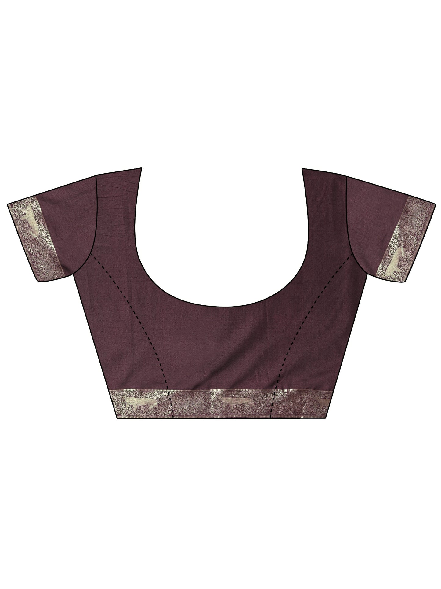 Teal Printed Silk Blend Sarees With Unstitched Blouse Piece