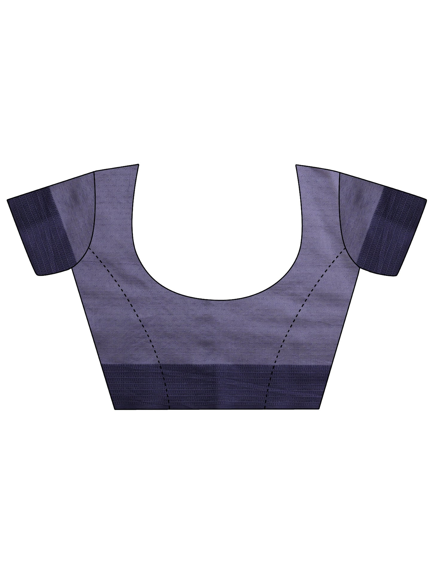 Purple Embellished Organza Sarees With Unstitched Blouse Piece