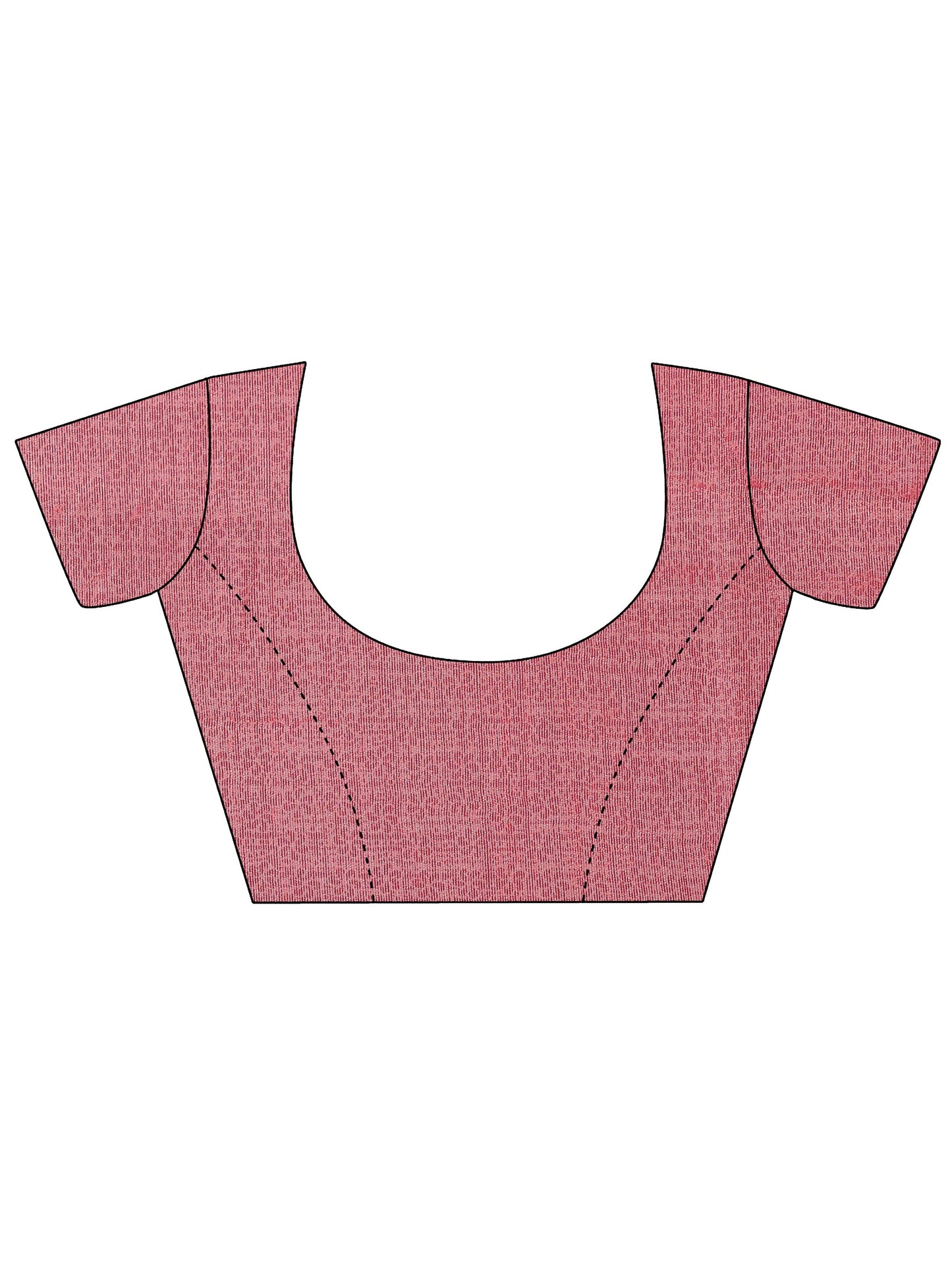 Pink Printed Silk Blend Sarees With Unstitched Blouse Piece