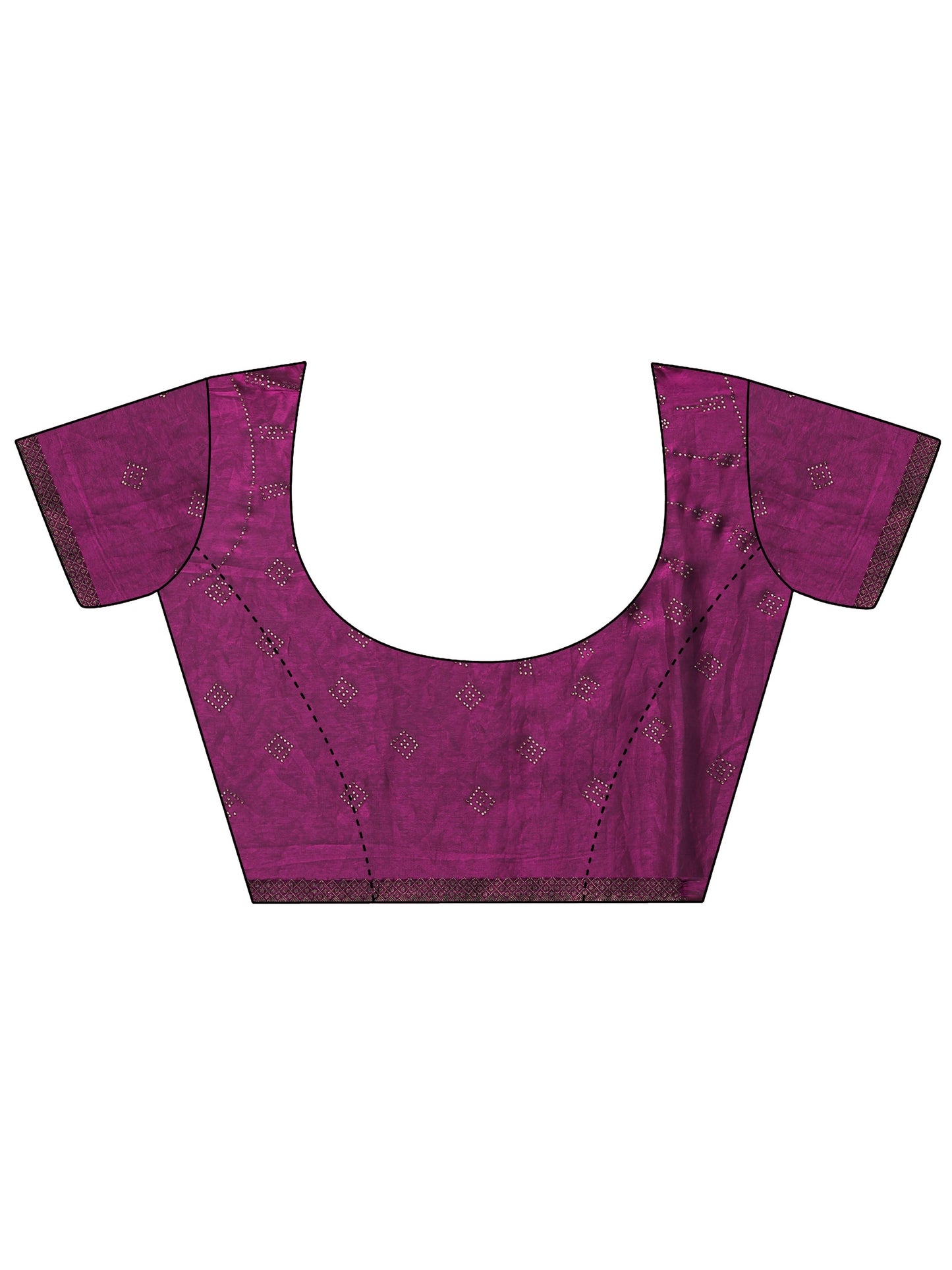 Pink Embellished Organza Sarees With Unstitched Blouse Piece