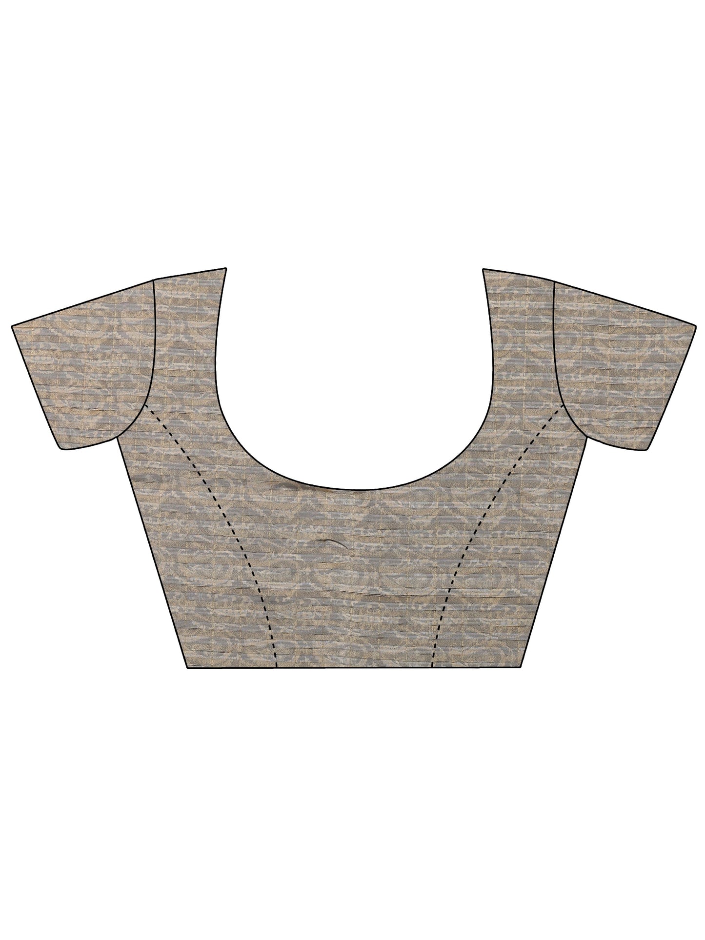 Navy Blue Printed Silk Blend Sarees With Unstitched Blouse Piece