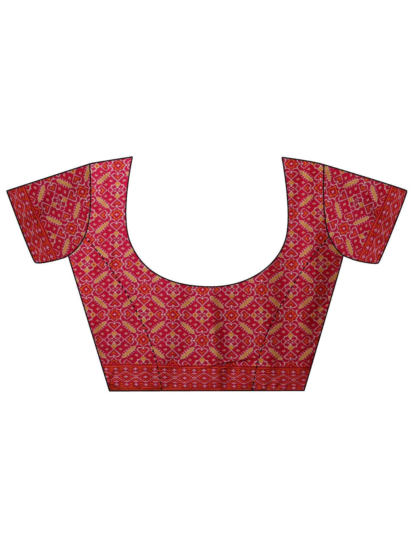 Blue Leheriya Printed Silk Blend Saree With Unstitched Blouse Piece