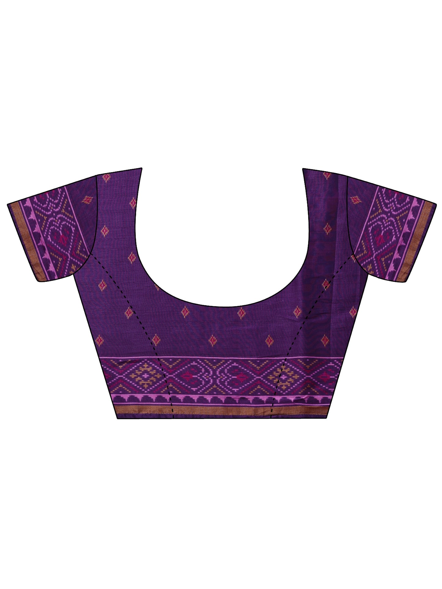 Pink Leheriya Printed Silk Blend Saree With Unstitched Blouse Piece