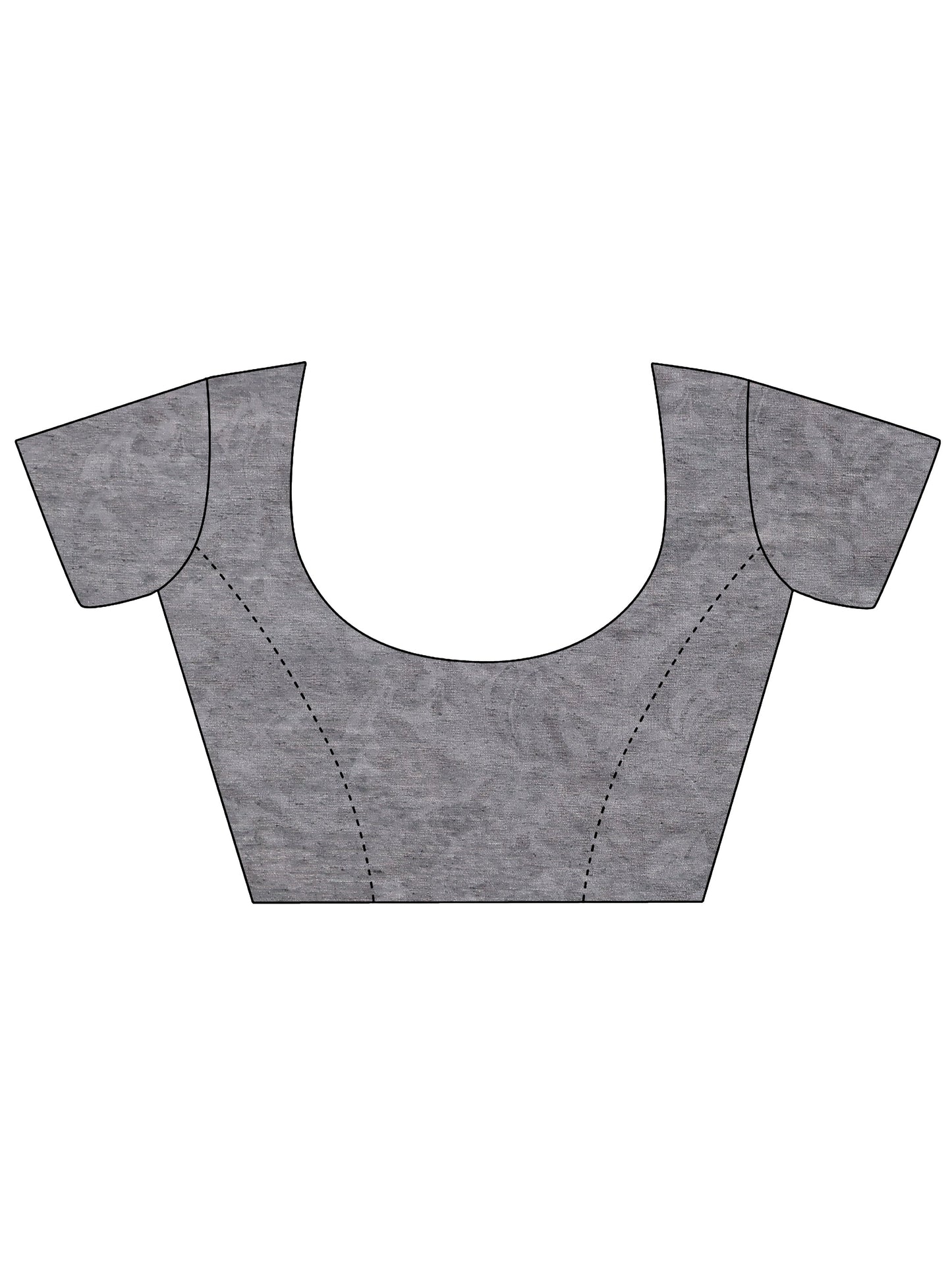 Multi Printed Silk Blend Saree With Unstitched Blouse Piece