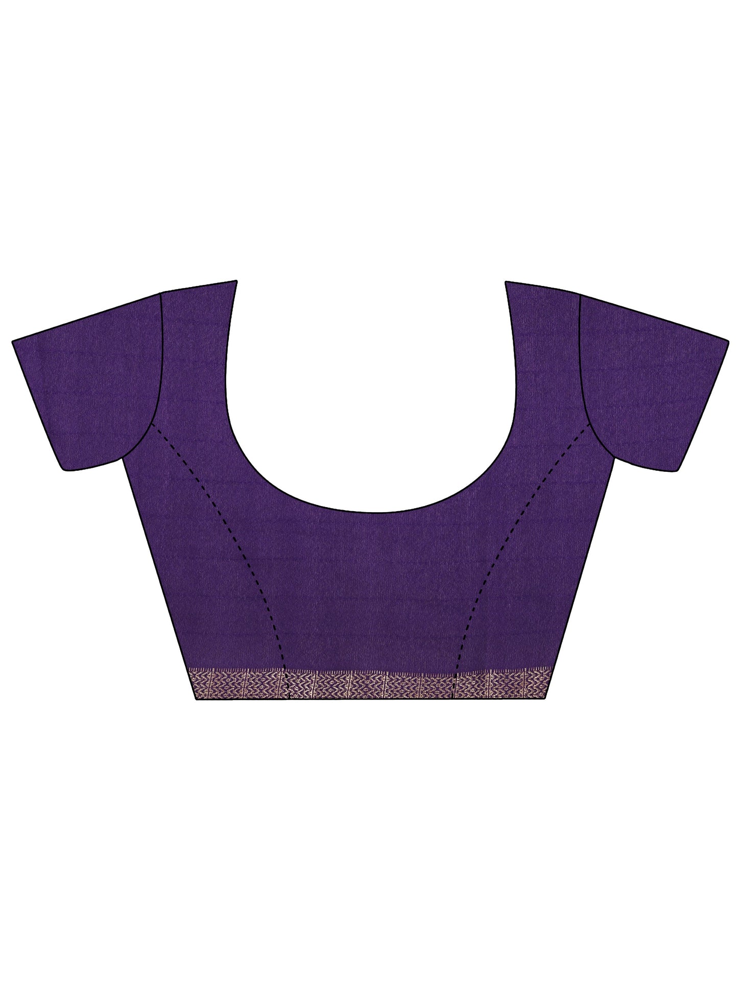 Purple Bandhani Printed Georgette Saree With Unstitched Blouse Piece