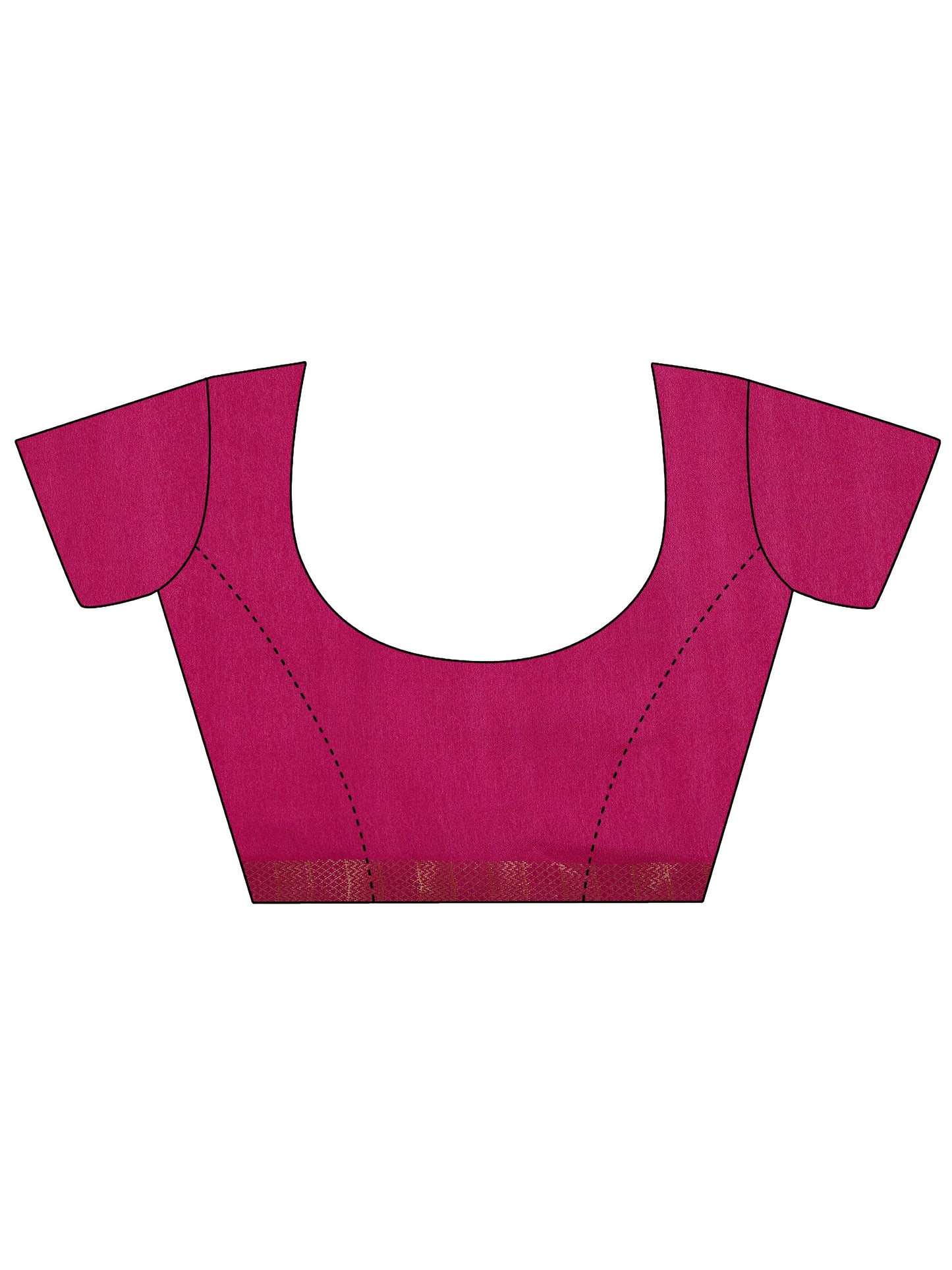 Pink Bandhani  Printed Georgette Saree With Unstitched Blouse Piece