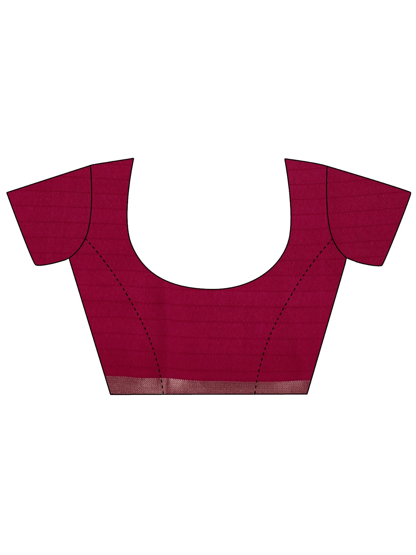 Pink Printed Georgette Saree With Unstitched Blouse Piece