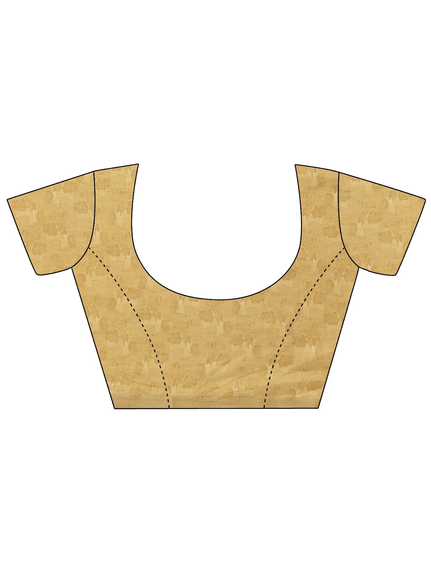 Off white Printed Silk Blend Saree With Unstitched Blouse Piece