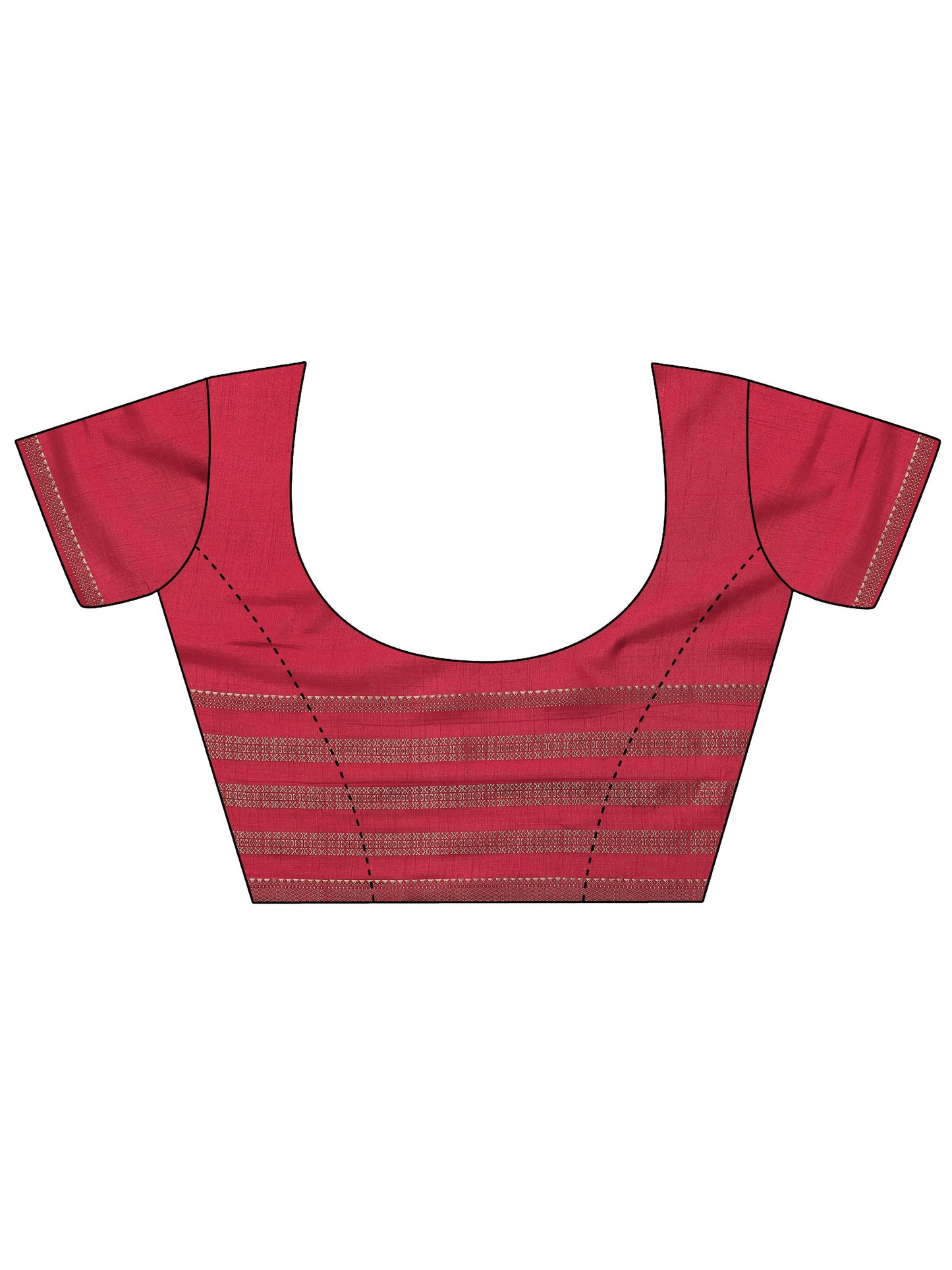 Beige Printed Silk Blend Saree With Unstitched Blouse Piece