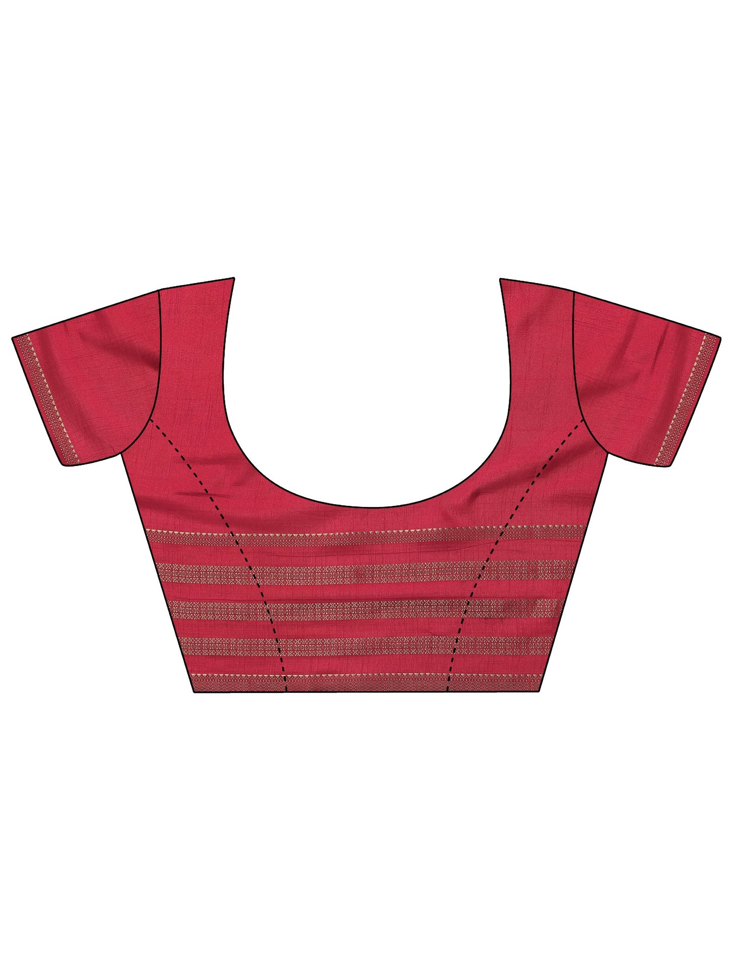 Beige Printed Silk Blend Saree With Unstitched Blouse Piece