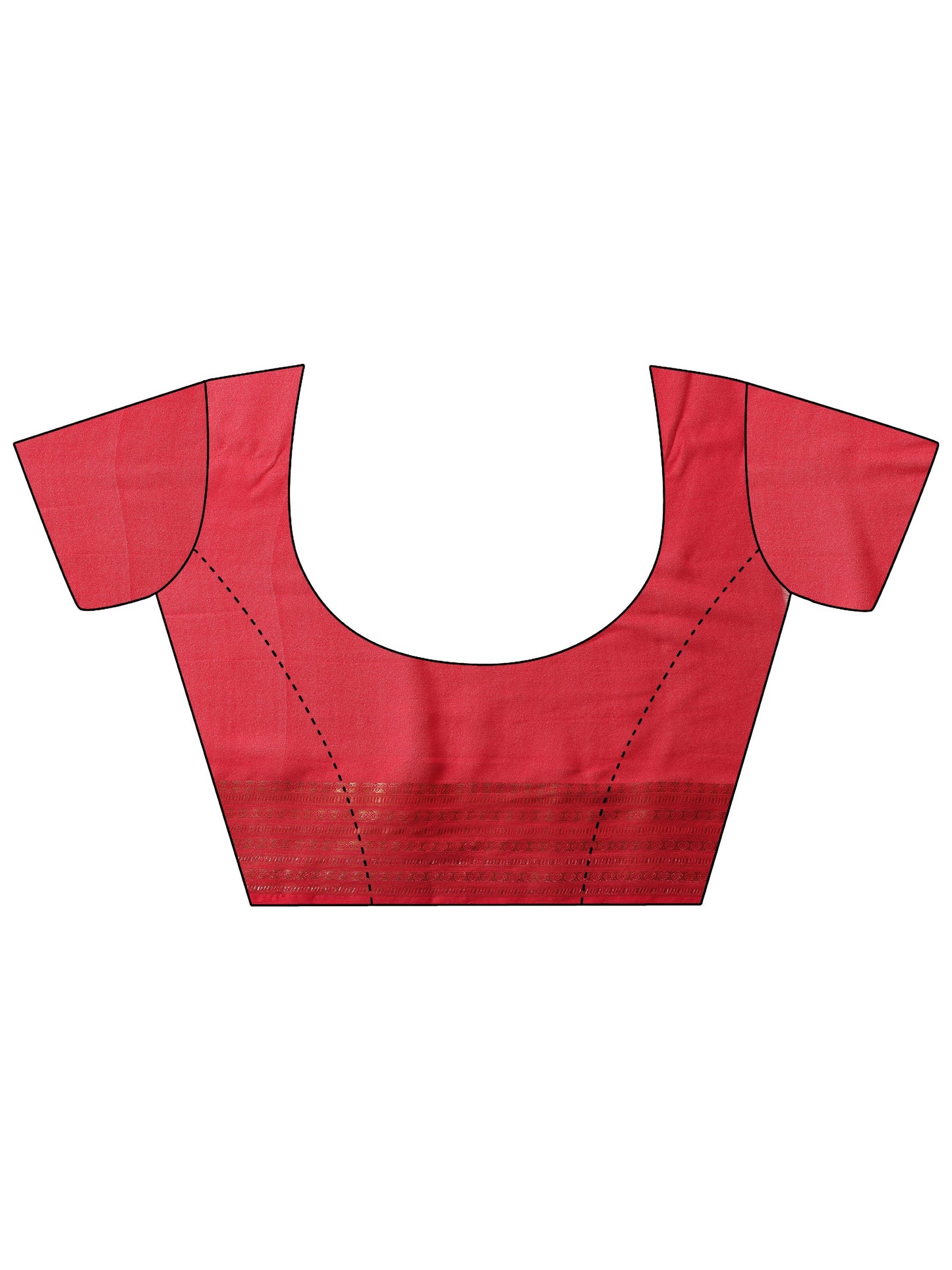 Blue Printed Georgette Saree With Unstitched Blouse Piece