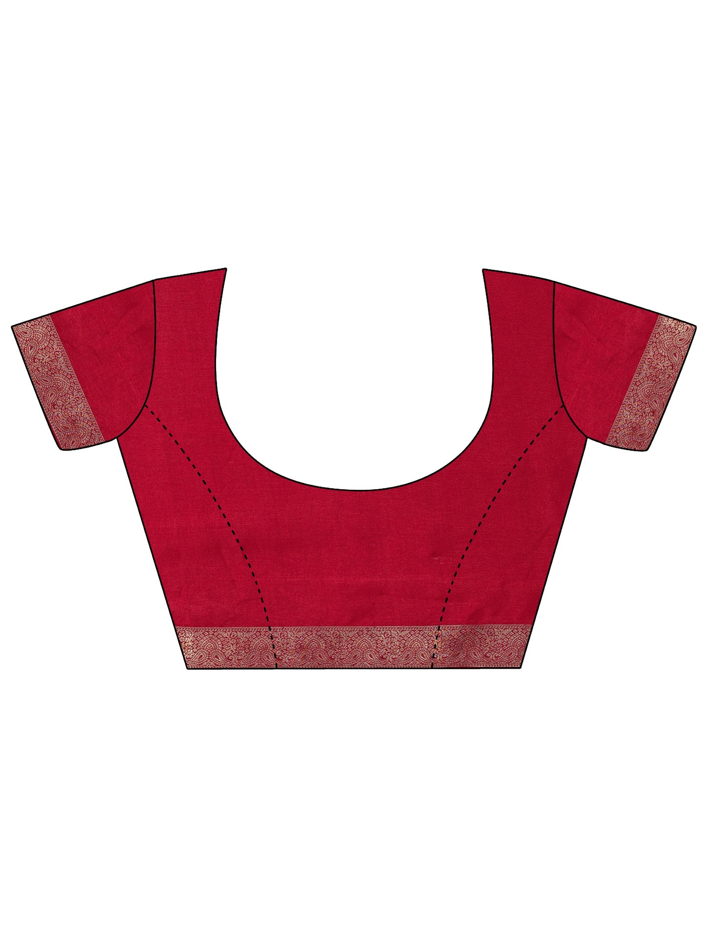 Beige Solid Georgette Saree With Unstitched Blouse Piece