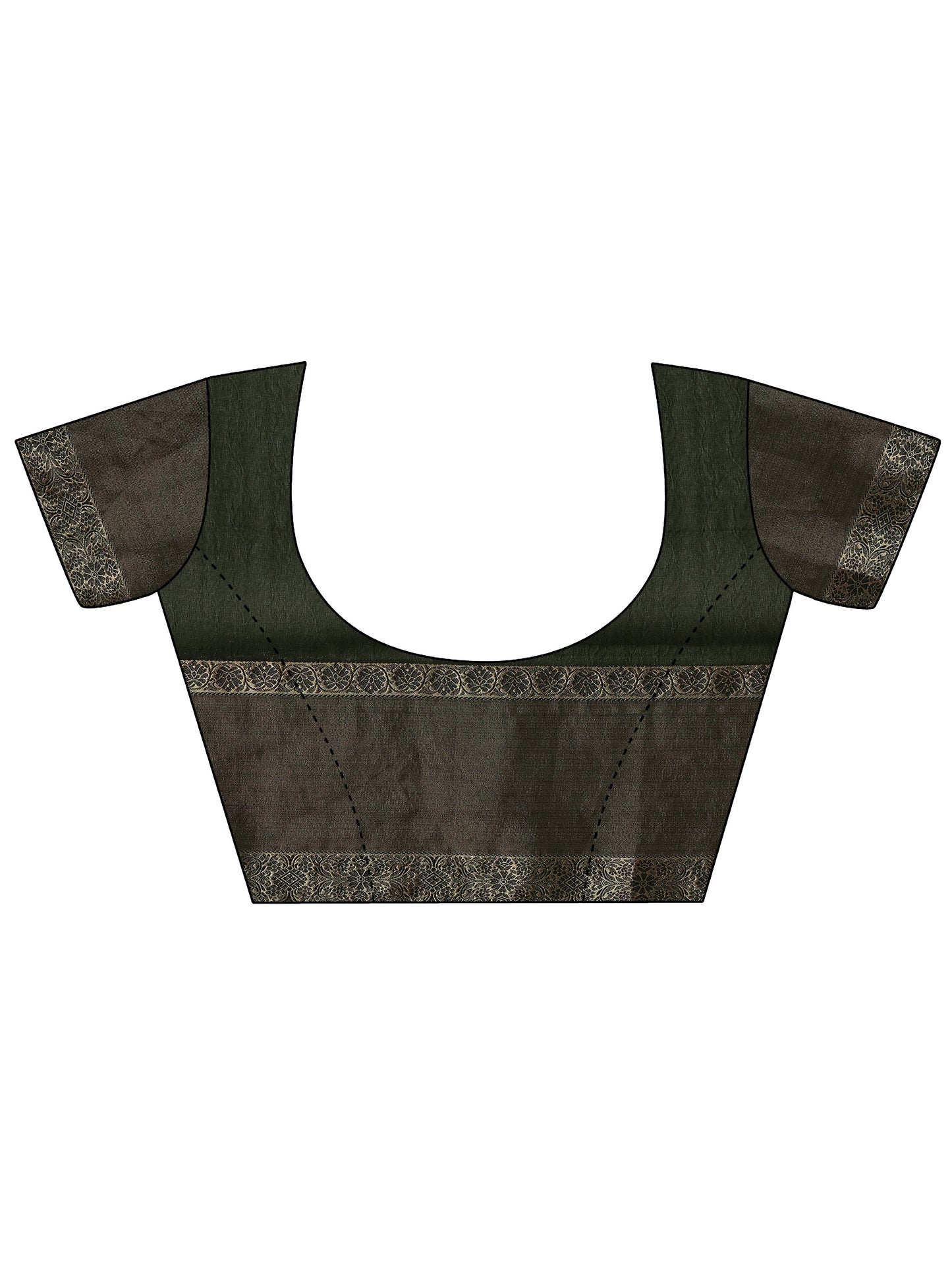 Pink Solid Georgette Saree With Unstitched Blouse Piece