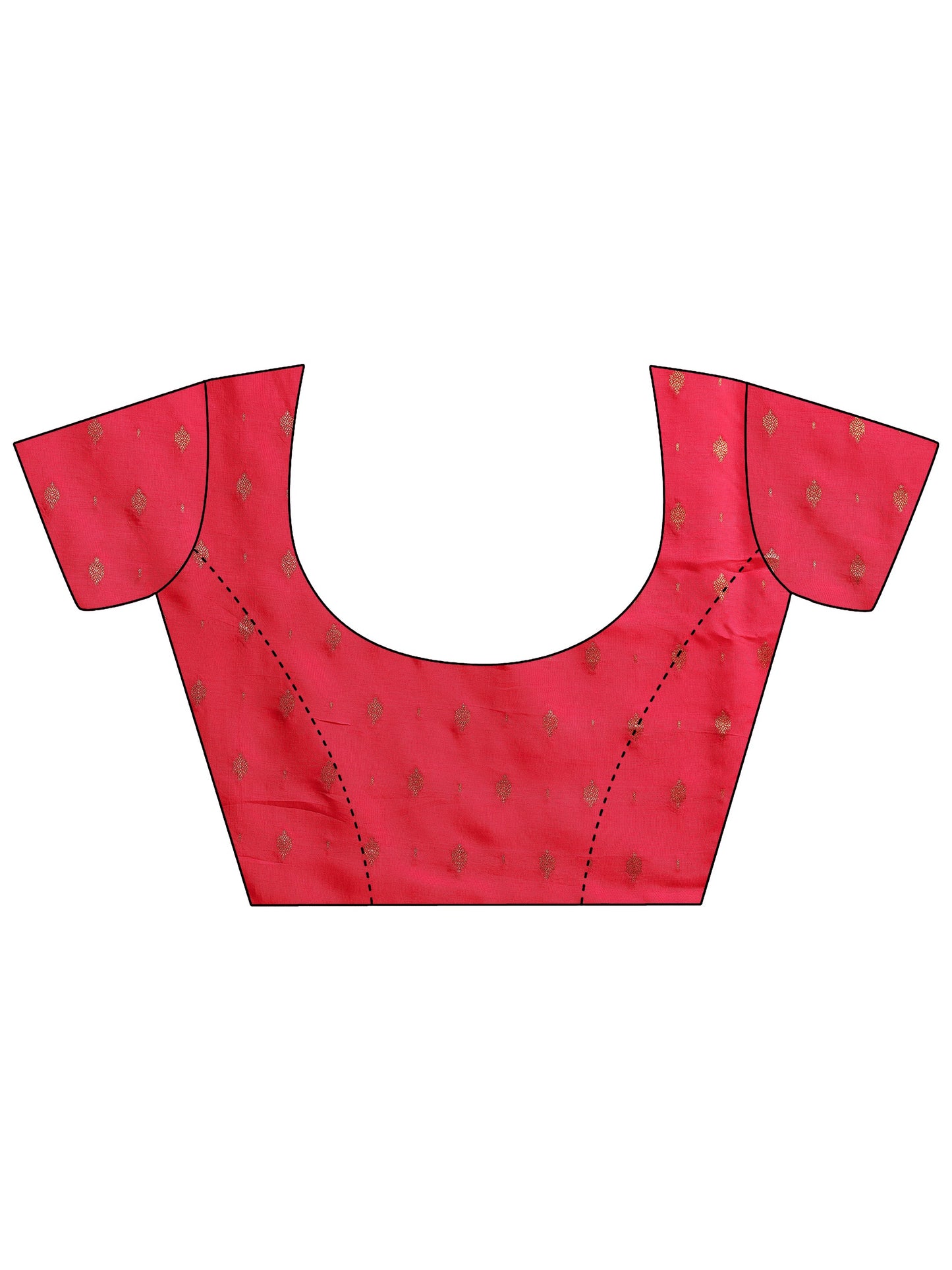 Cream Woven Design Silk Blend Saree With Unstitched Blouse Piece