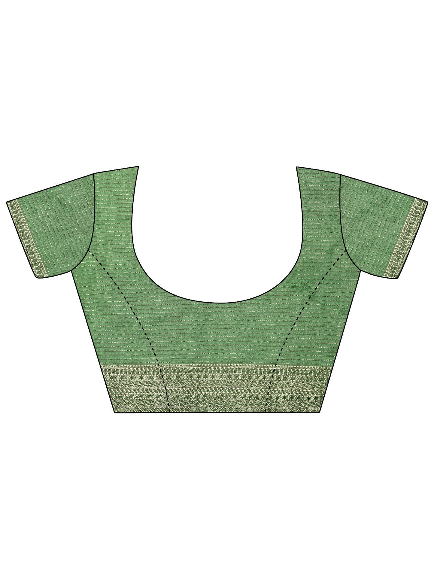 Off white Solid Silk Blend Saree With Unstitched Blouse Piece