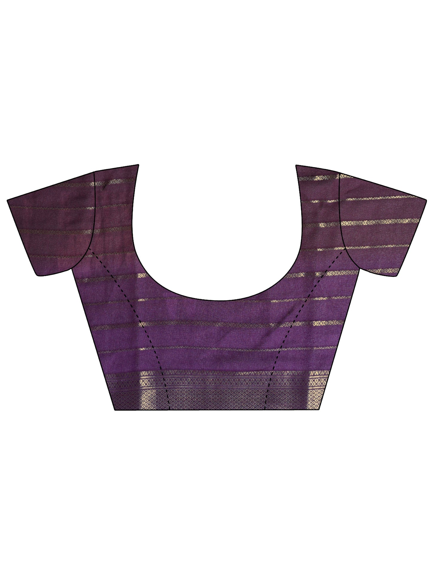 Tan Embellished Silk Blend Saree With Unstitched Blouse Piece