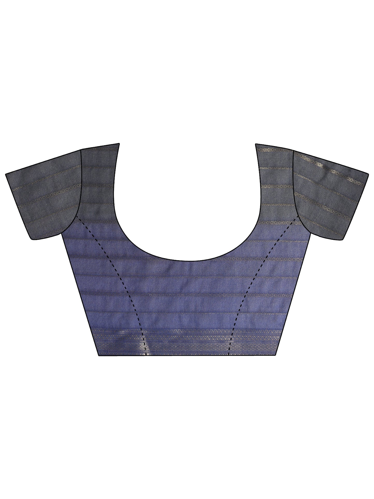 Tan Embellished Silk Blend Saree With Unstitched Blouse Piece