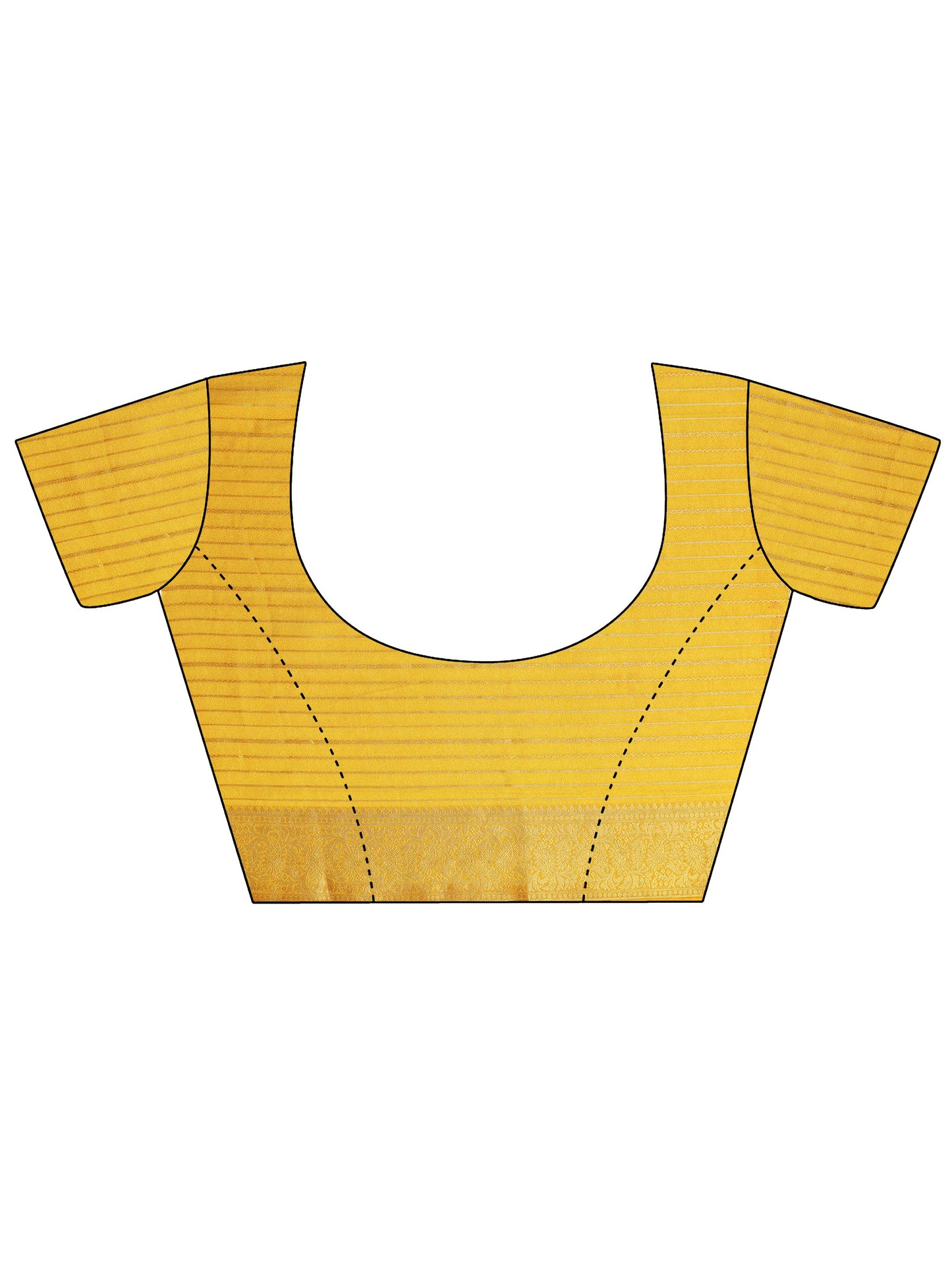 Off white Printed Silk Blend Saree With Unstitched Blouse Piece