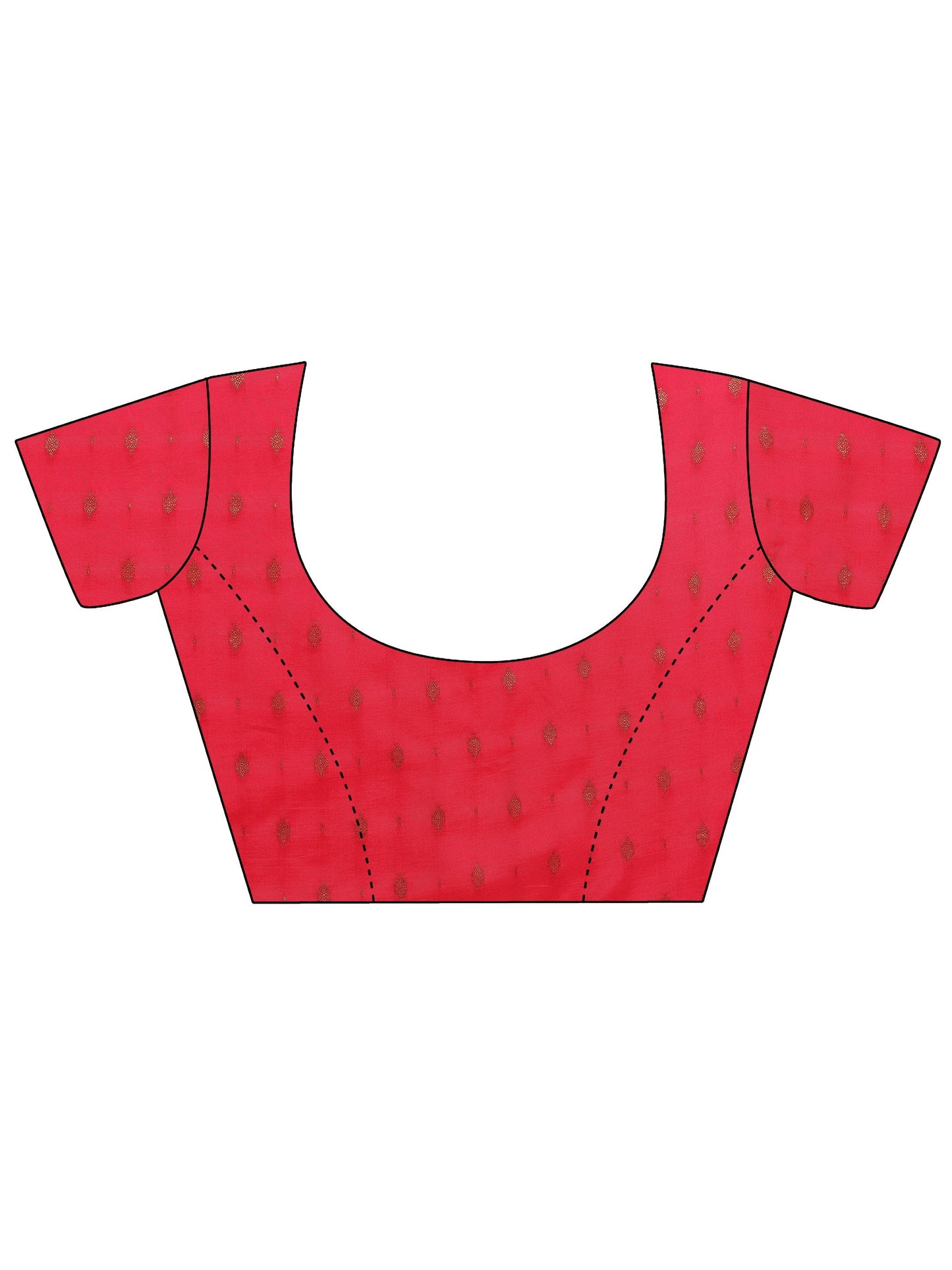 Orange Woven Design Silk Blend Saree With Unstitched Blouse Piece