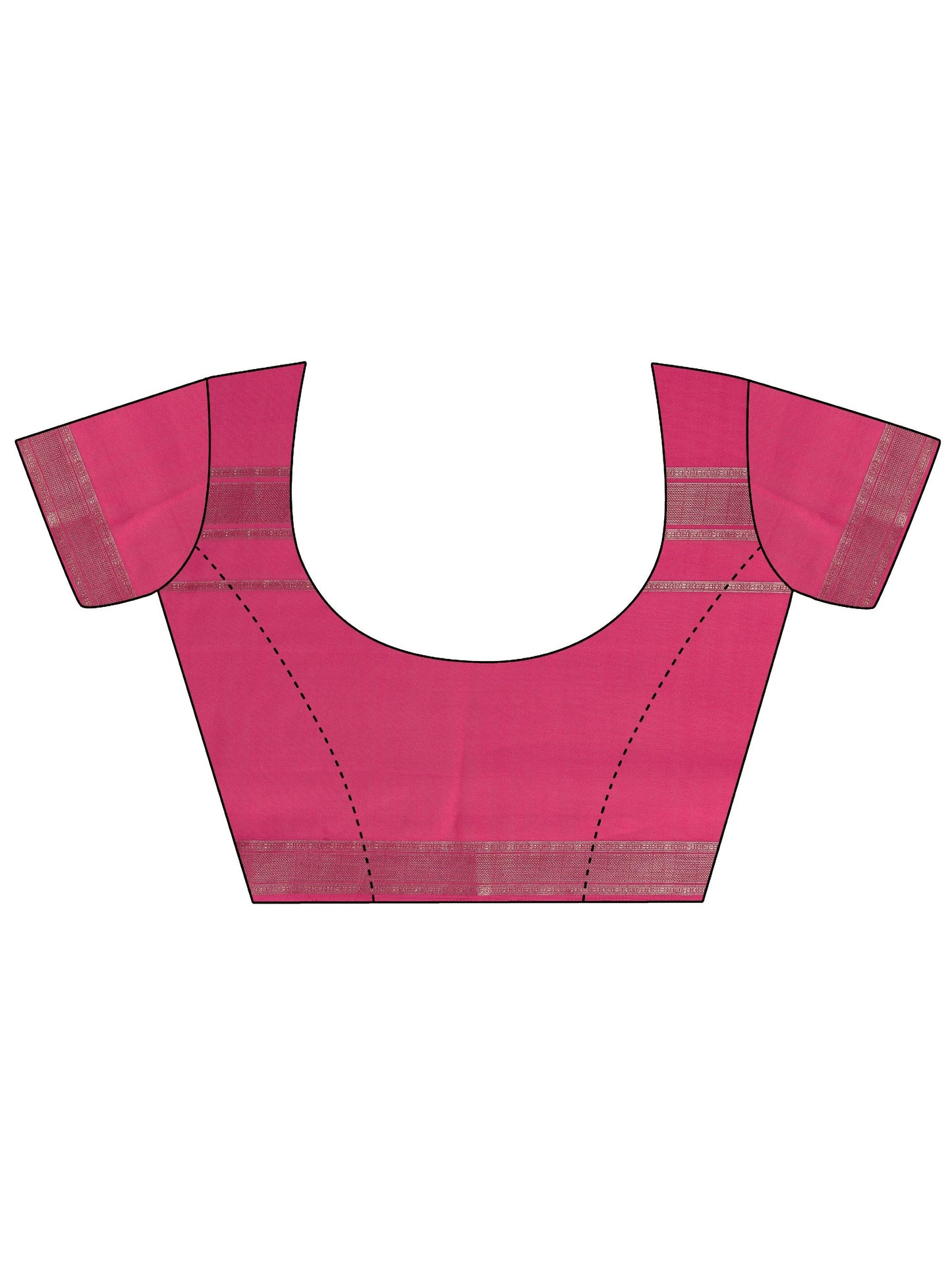 Purple Printed Crepe Saree With Unstitched Blouse Piece