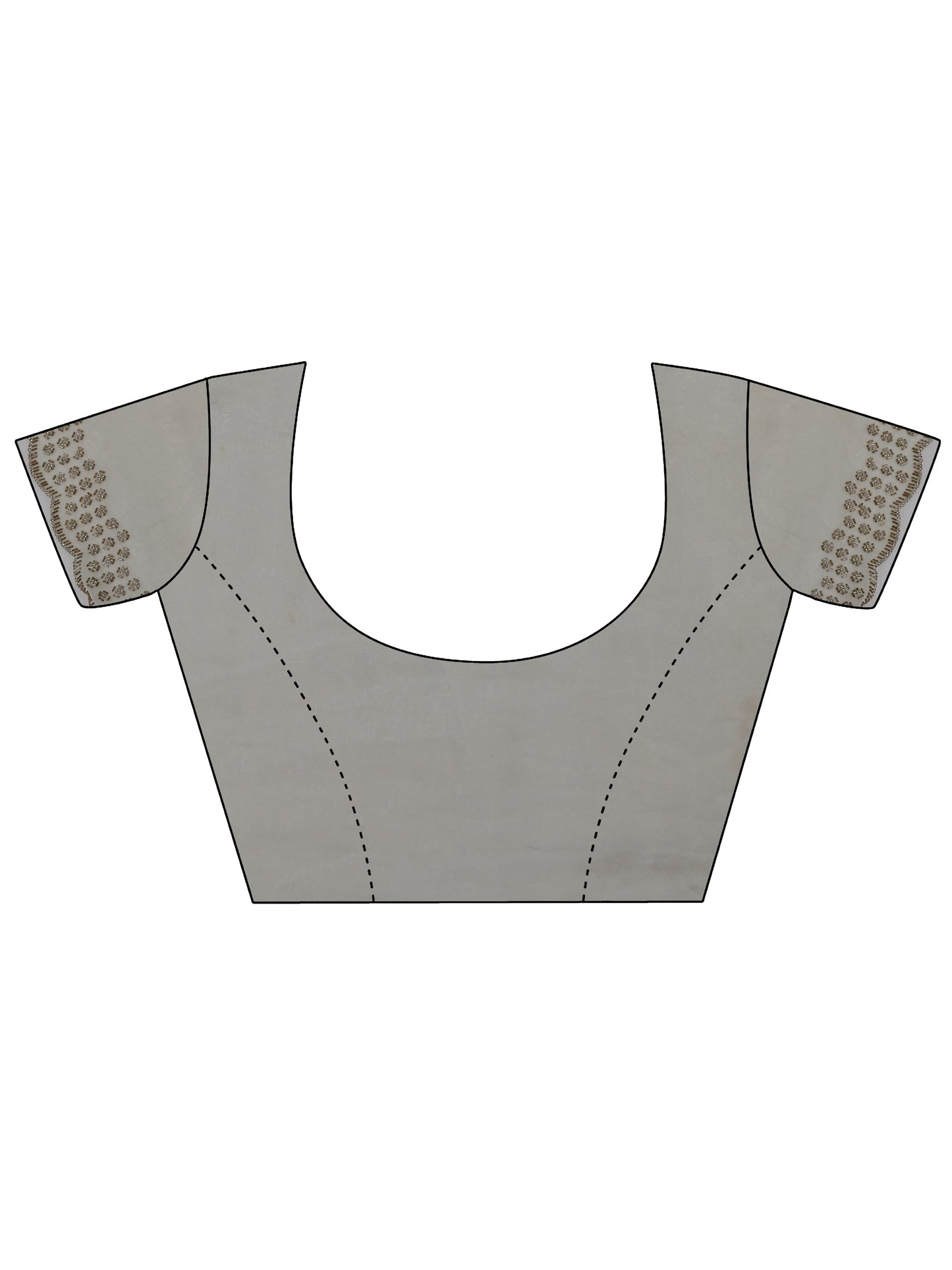 Off White Solid Jimmy Choo Satin Saree With Unstitched Blouse Piece