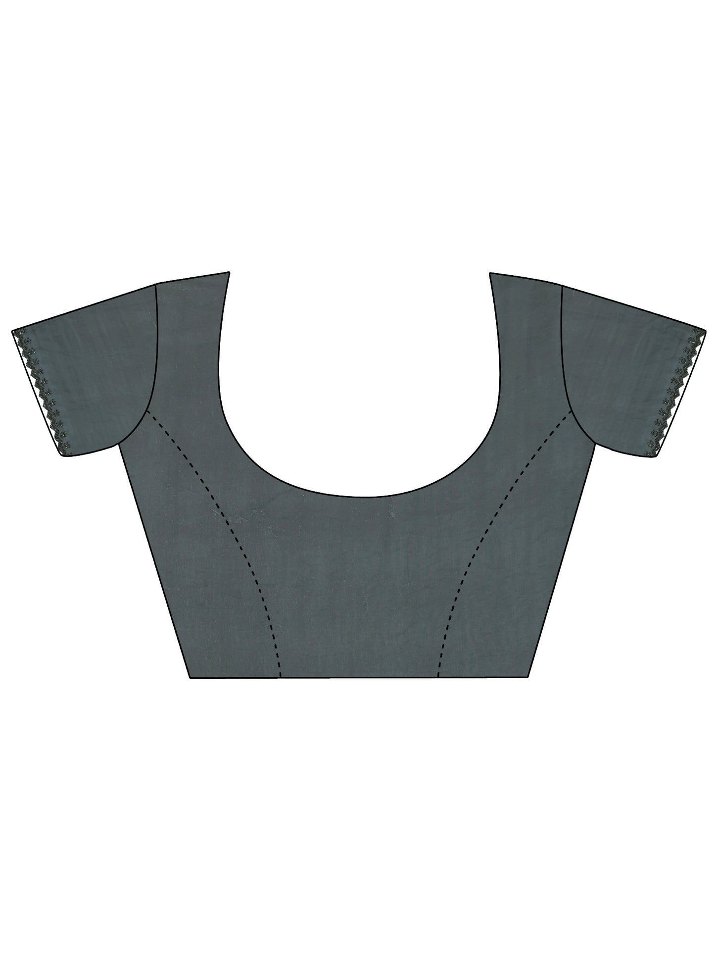 Teal Embellished Jimmy Choo Satin Saree With Unstitched Blouse Piece