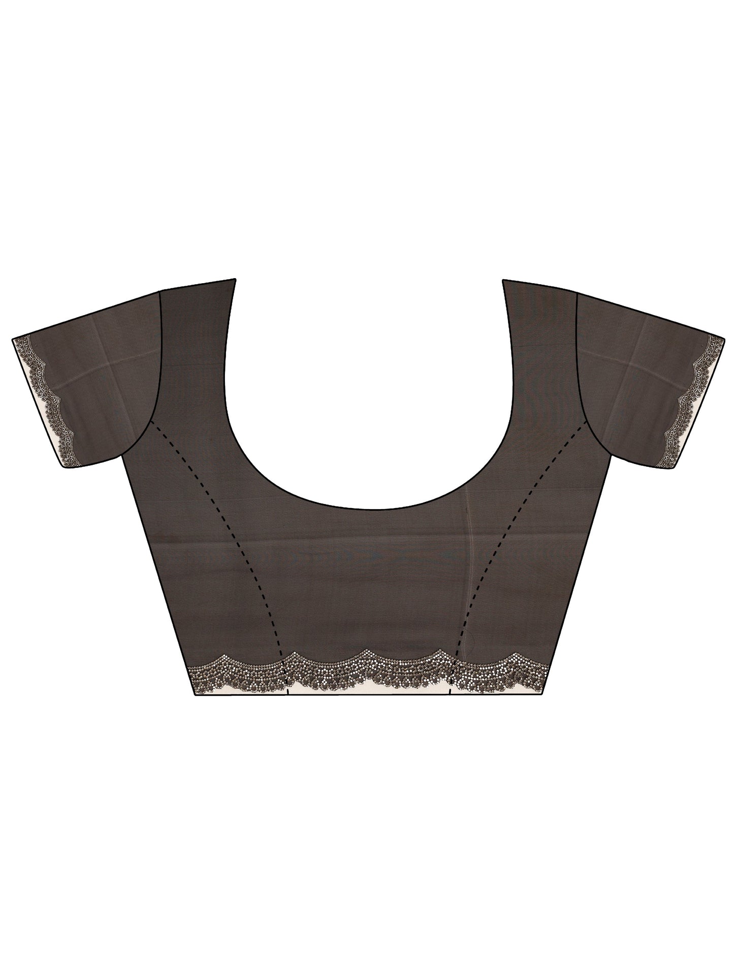 Teal Solid Satin Saree With Unstitched Blouse Piece