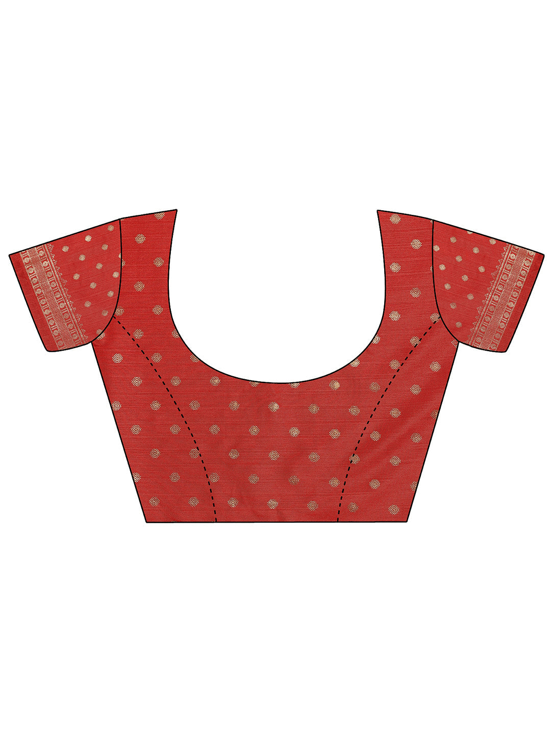 Navy Blue Embellished Silk Blend Saree With Unstitched Blouse Piece