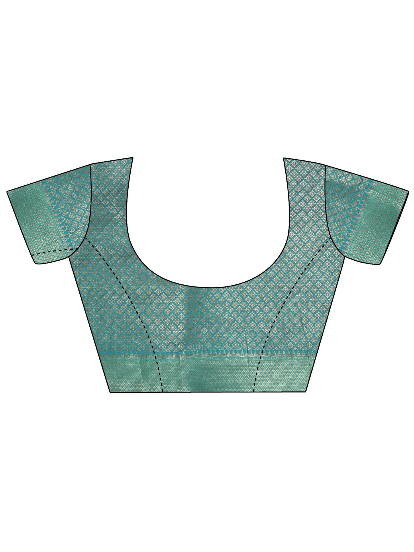 Pink Woven Design Silk Blend Saree With Unstitched Blouse Piece