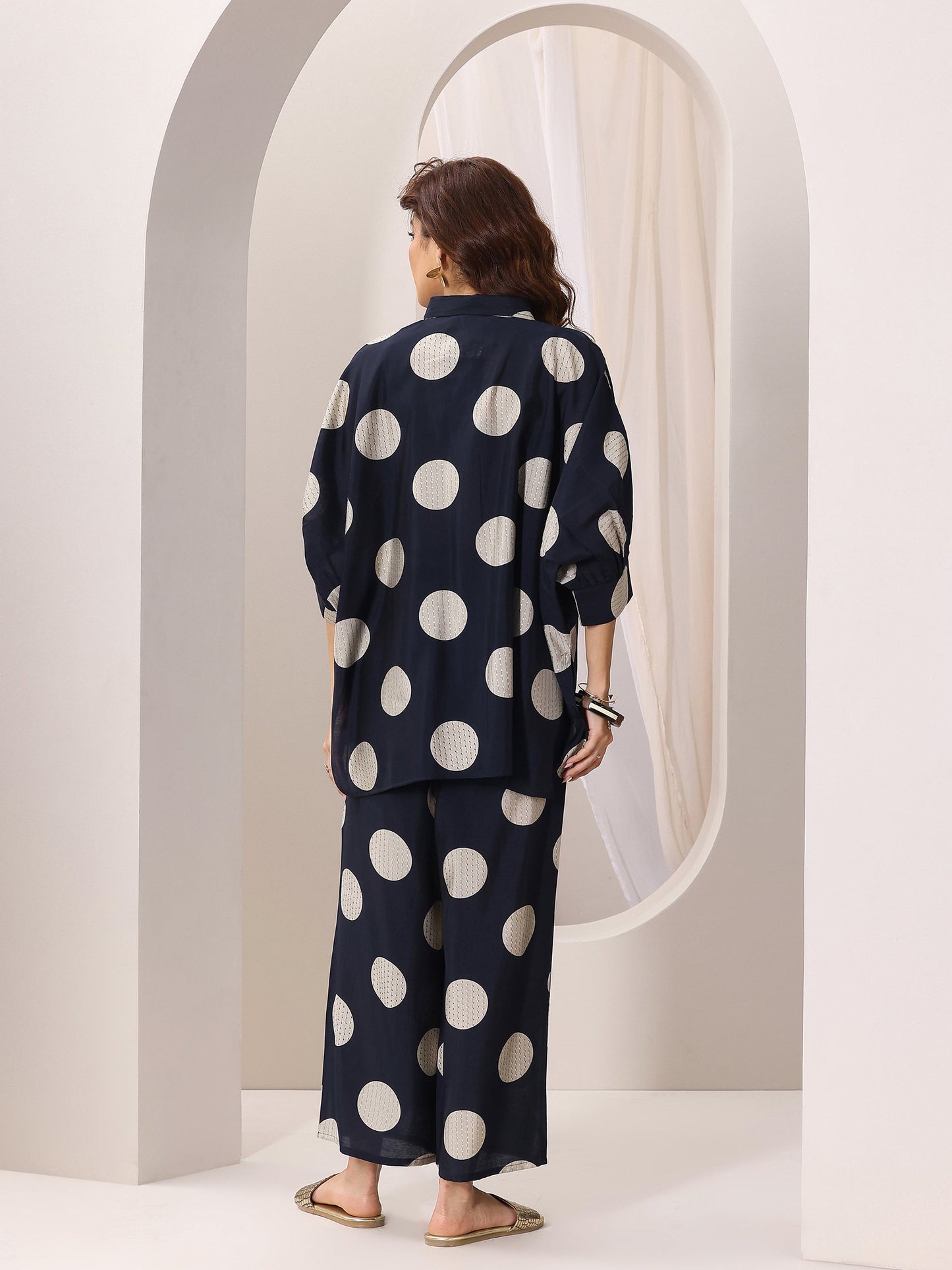 Blue Printed Rayon Co-Ord Sets